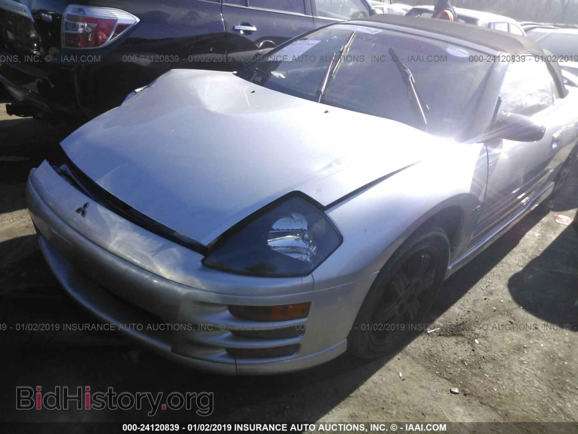 2001 MITSUBISHI ECLIPSE - VIN: 4A3AE85H21E057451 - Фото 2