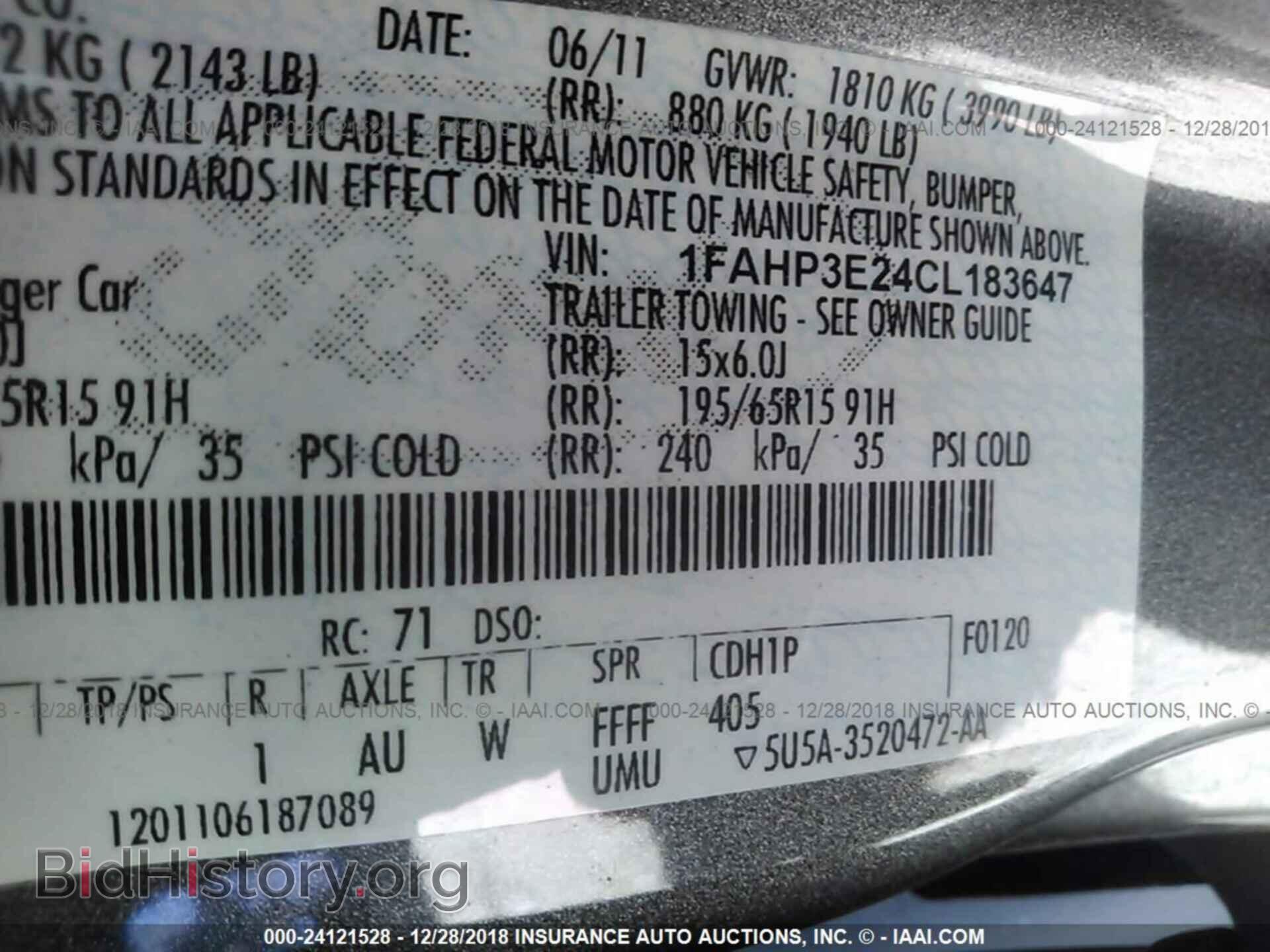 2012 Ford Focus - VIN: 1FAHP3E24CL183647 - Photo 9
