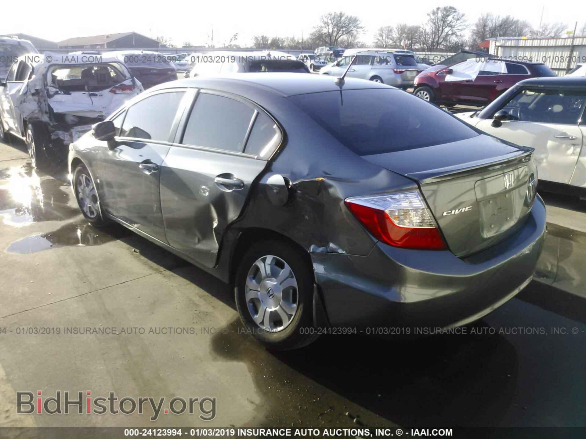 2012 HONDA CIVIC - VIN: JHMFB4F28CS000193 - Photo 3