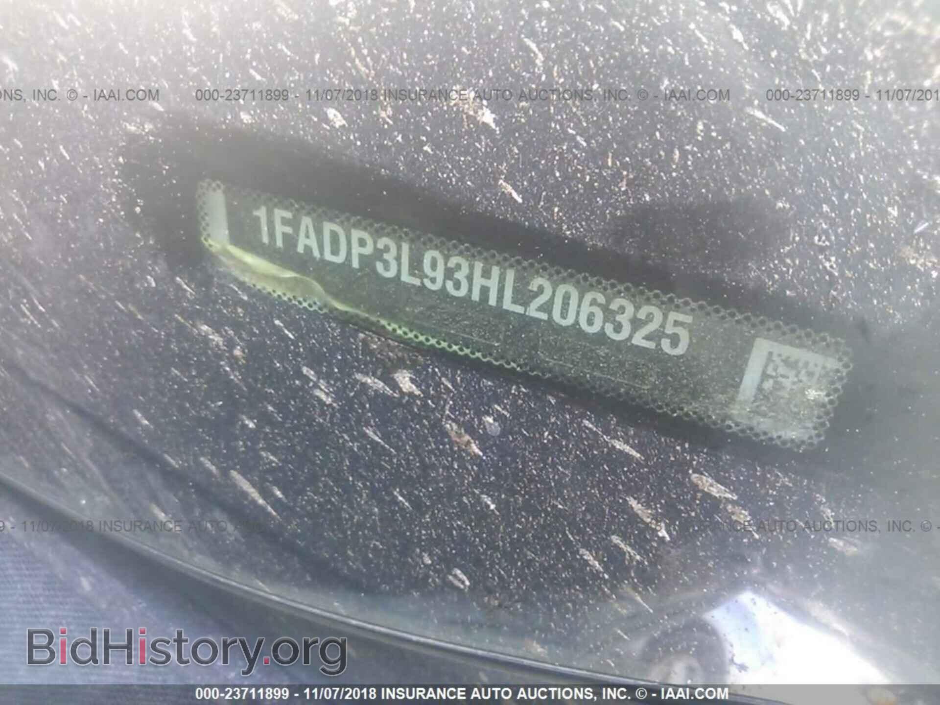2017 FORD FOCUS - VIN: 1FADP3L93HL206325 - Photo 9