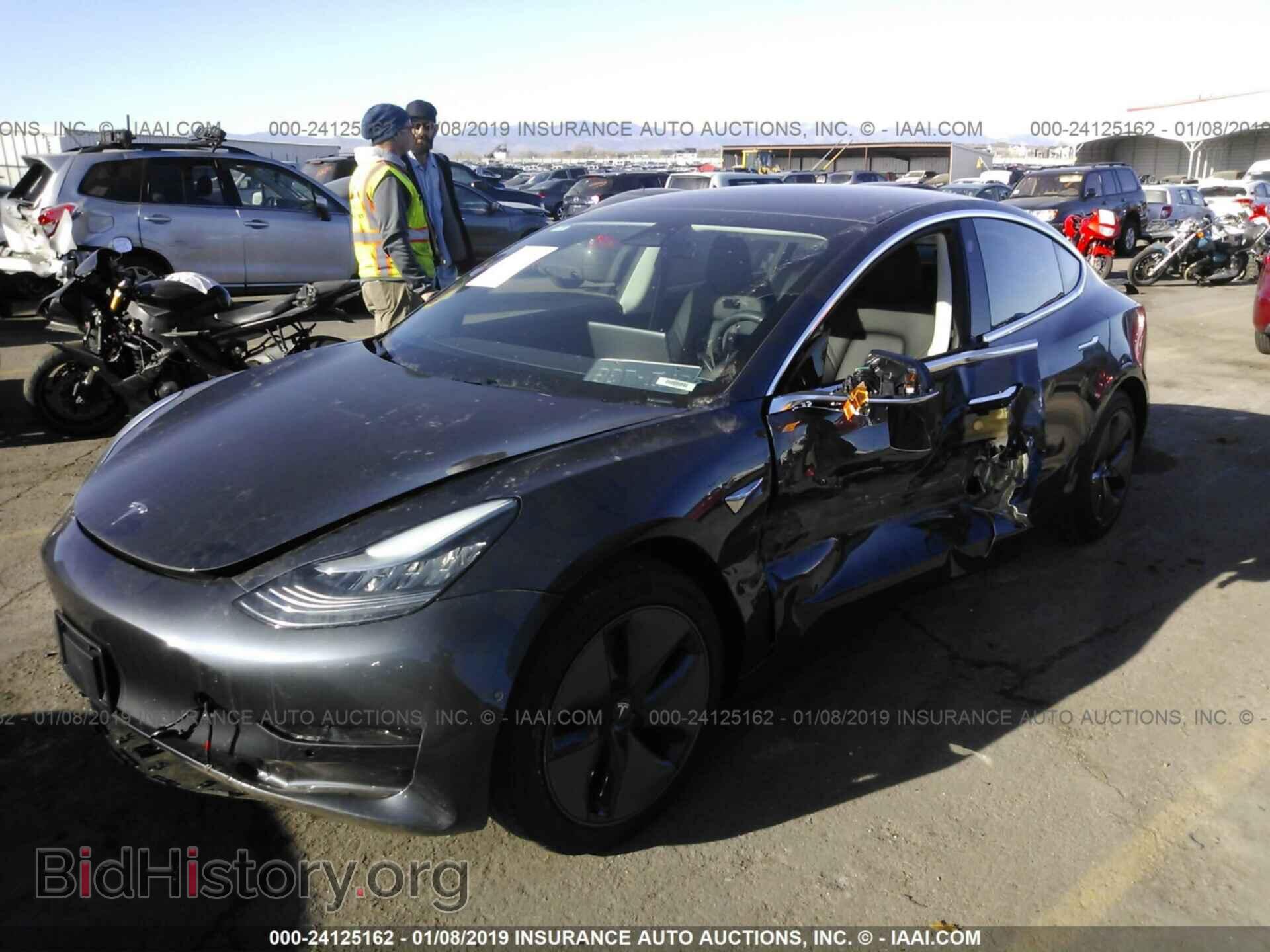 2018 TESLA MODEL 3 - VIN: 5YJ3E1EB3JF066673 - Фото 2