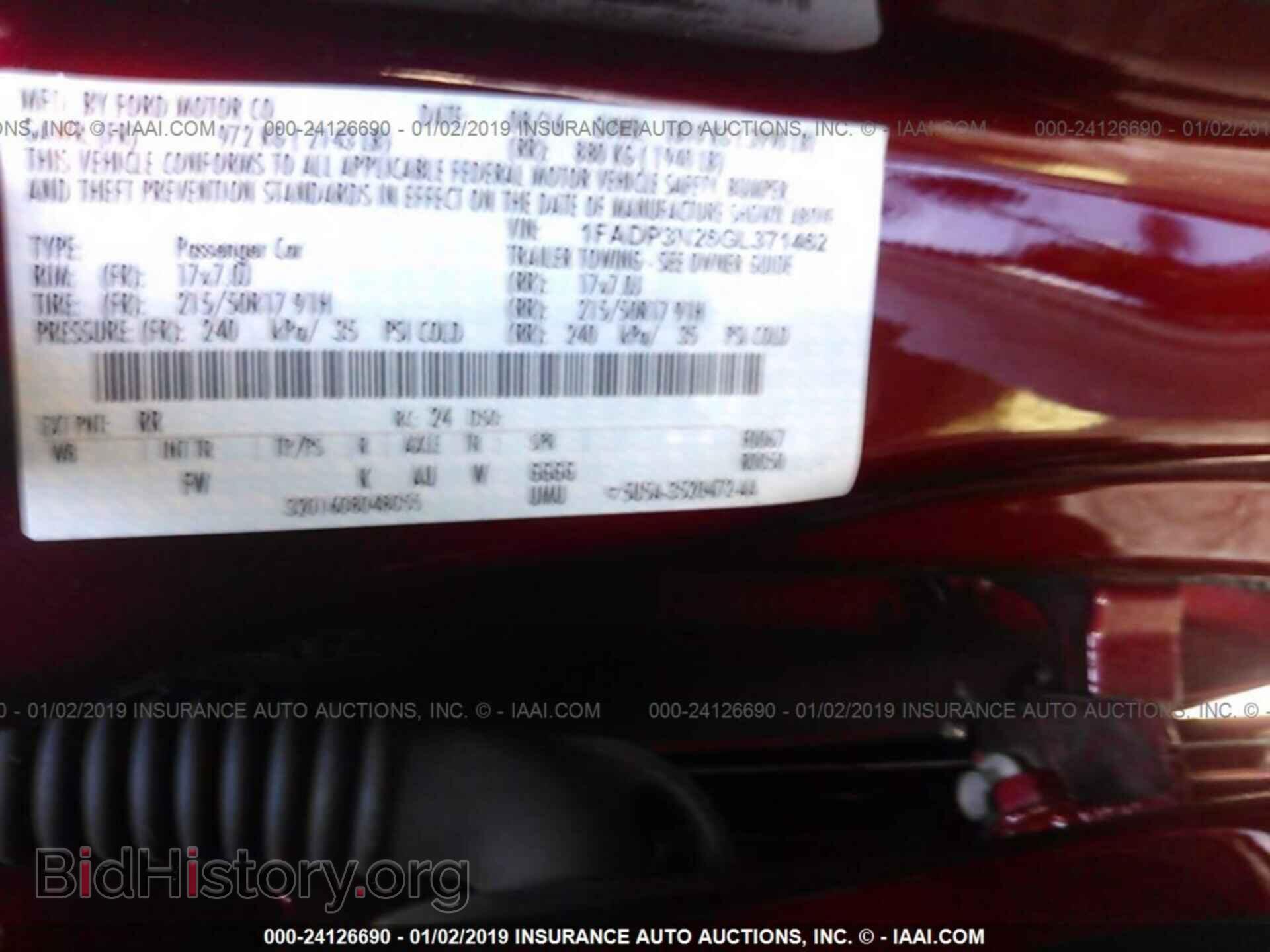 2016 FORD FOCUS - VIN: 1FADP3N26GL371462 - Фото 9