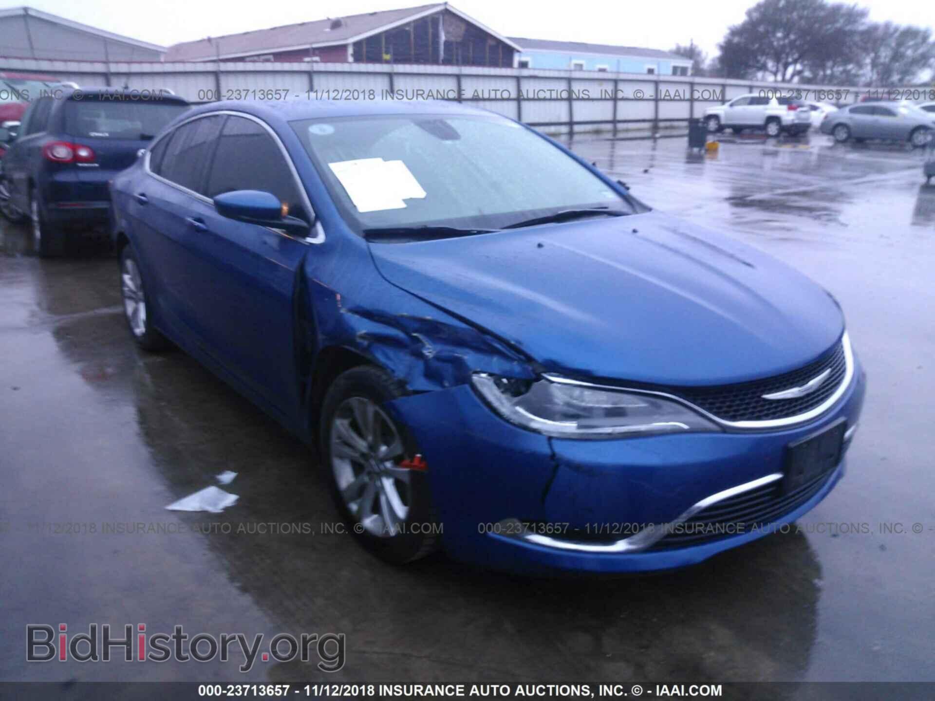 Фотография 1C3CCCAG2GN138867 - CHRYSLER 200 2016