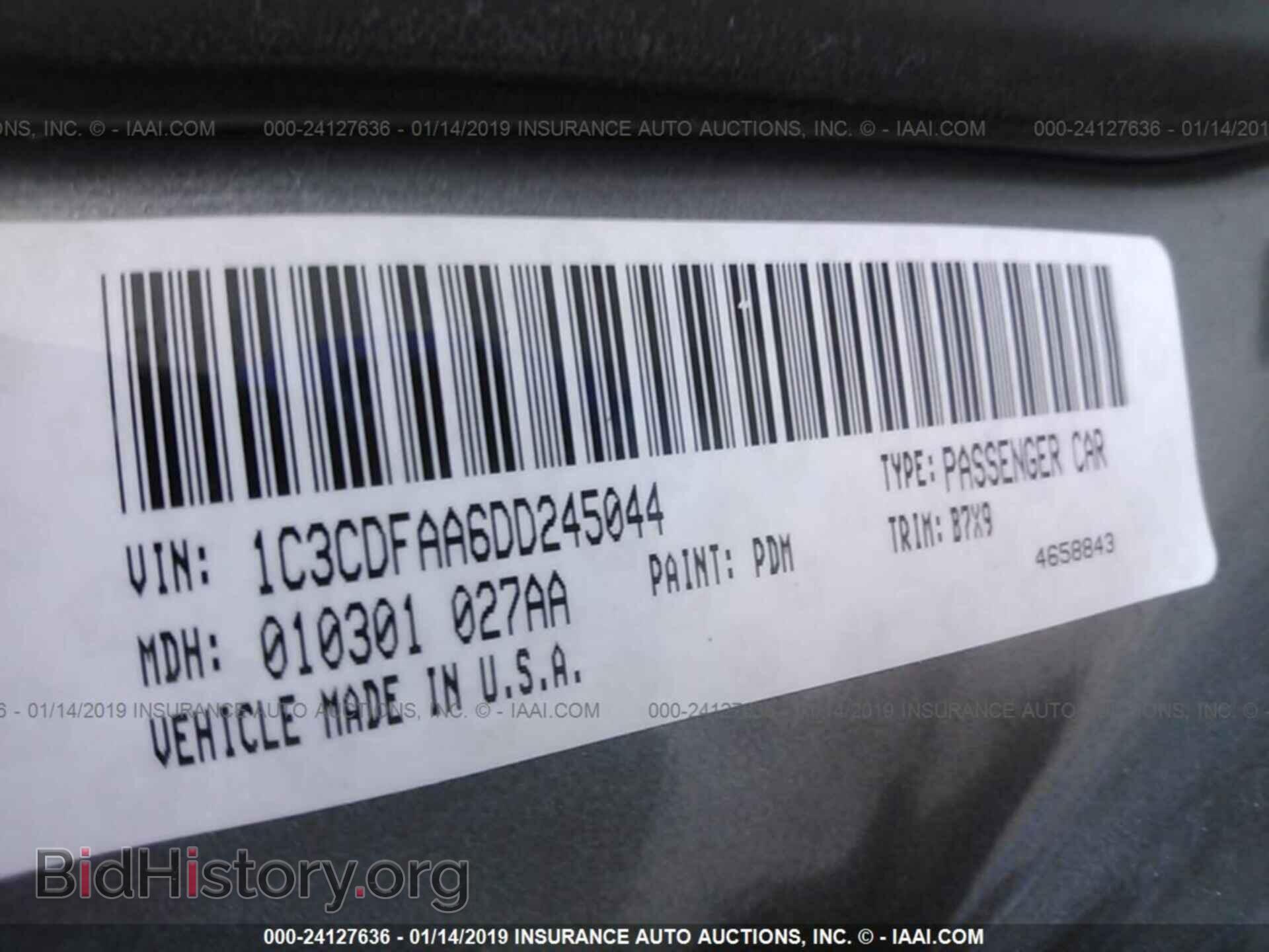 2013 DODGE DART - VIN: 1C3CDFAA6DD245044 - Photo 9