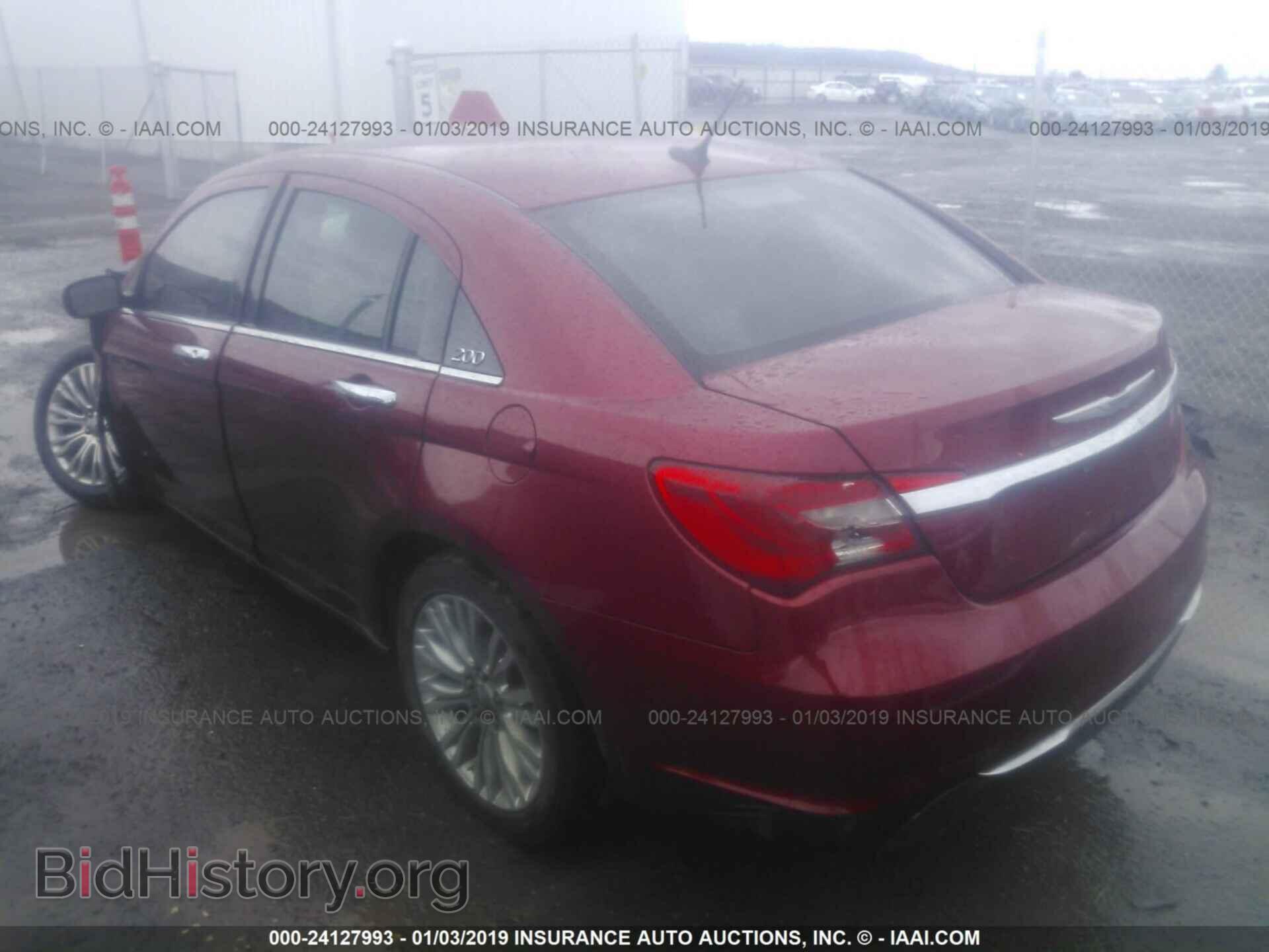 2012 CHRYSLER 200 - VIN: 1C3CCBCG4CN226384 - Фото 3