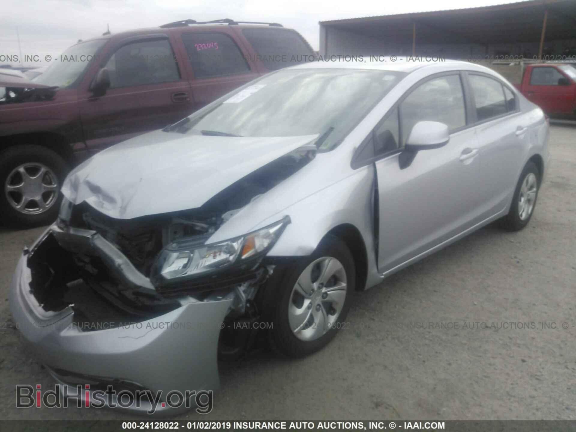2013 HONDA CIVIC - VIN: 2HGFB2F58DH572004 - Photo 2