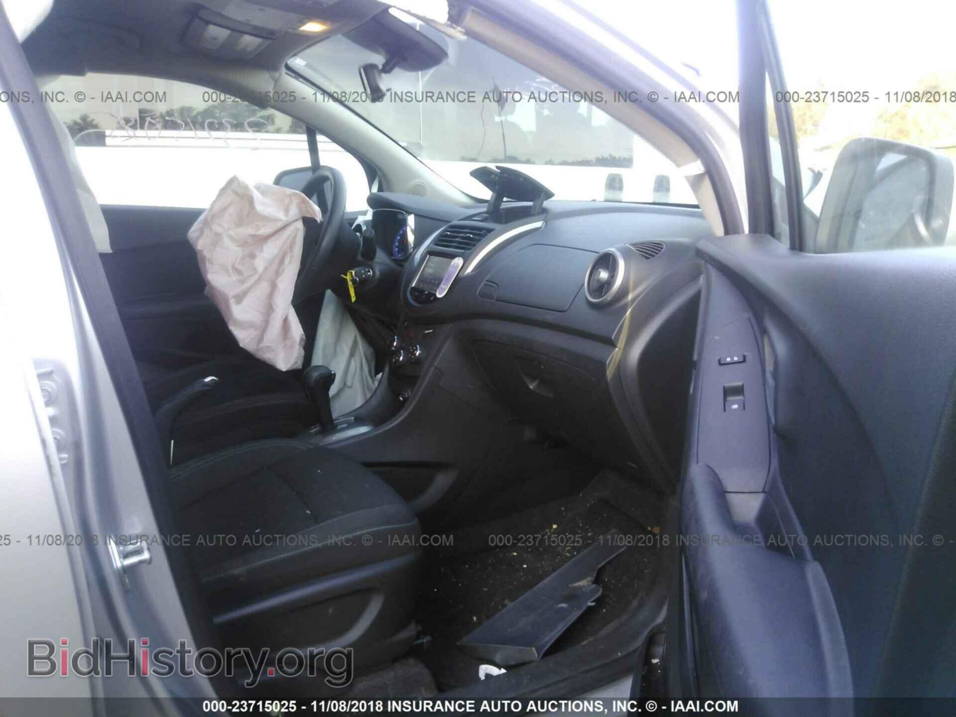 2015 CHEVROLET TRAX - VIN: KL7CJPSB4FB182037 - Фото 5