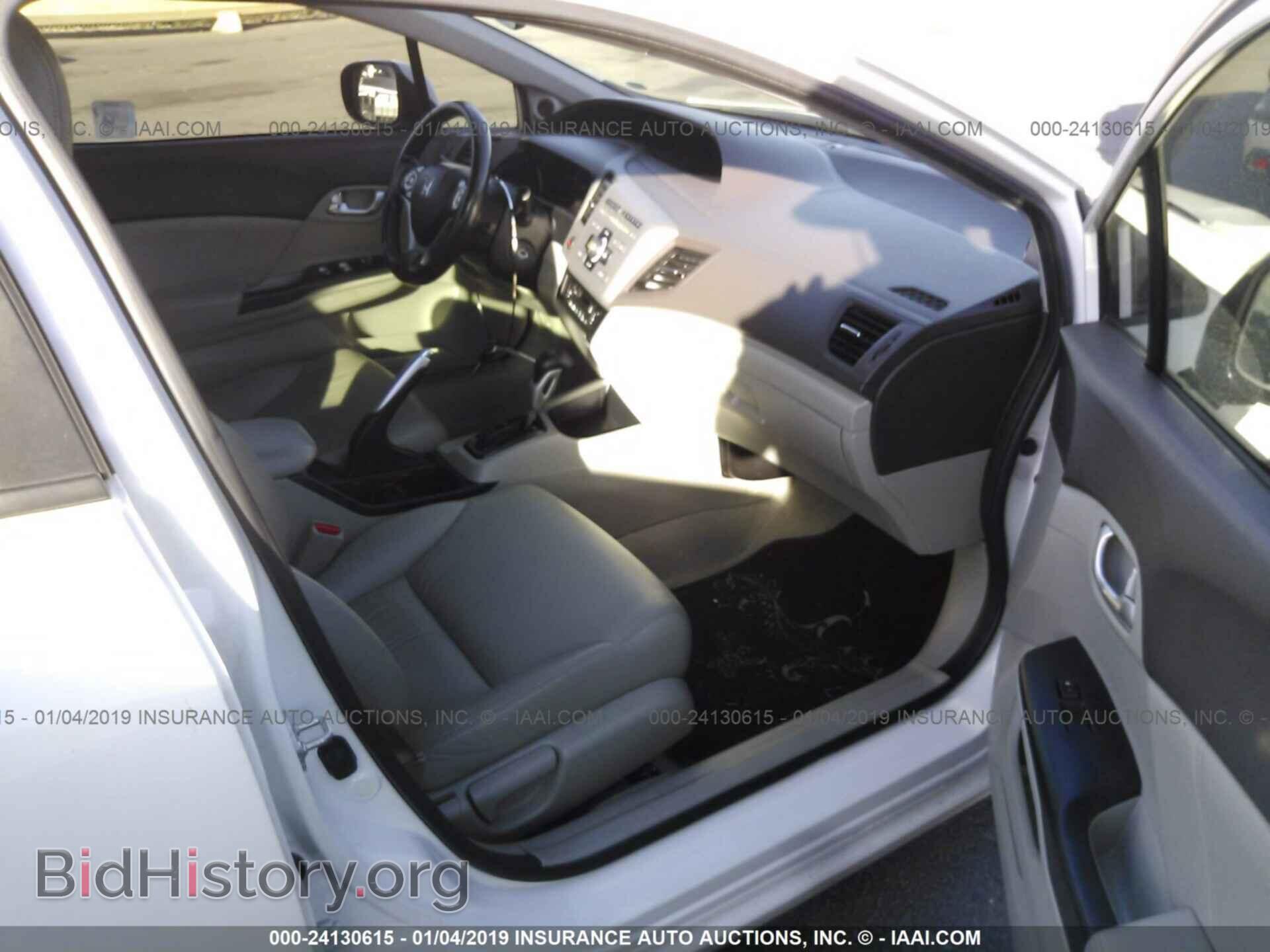 2012 HONDA CIVIC - VIN: JHMFB4F33CS003379 - Фото 5