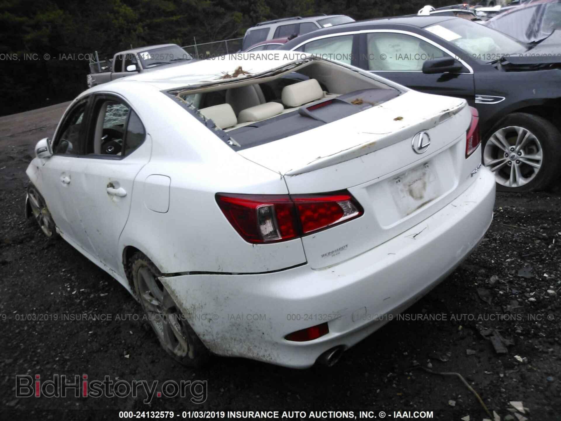 2012 LEXUS IS - VIN: JTHBF5C23C5184308 - Photo 3