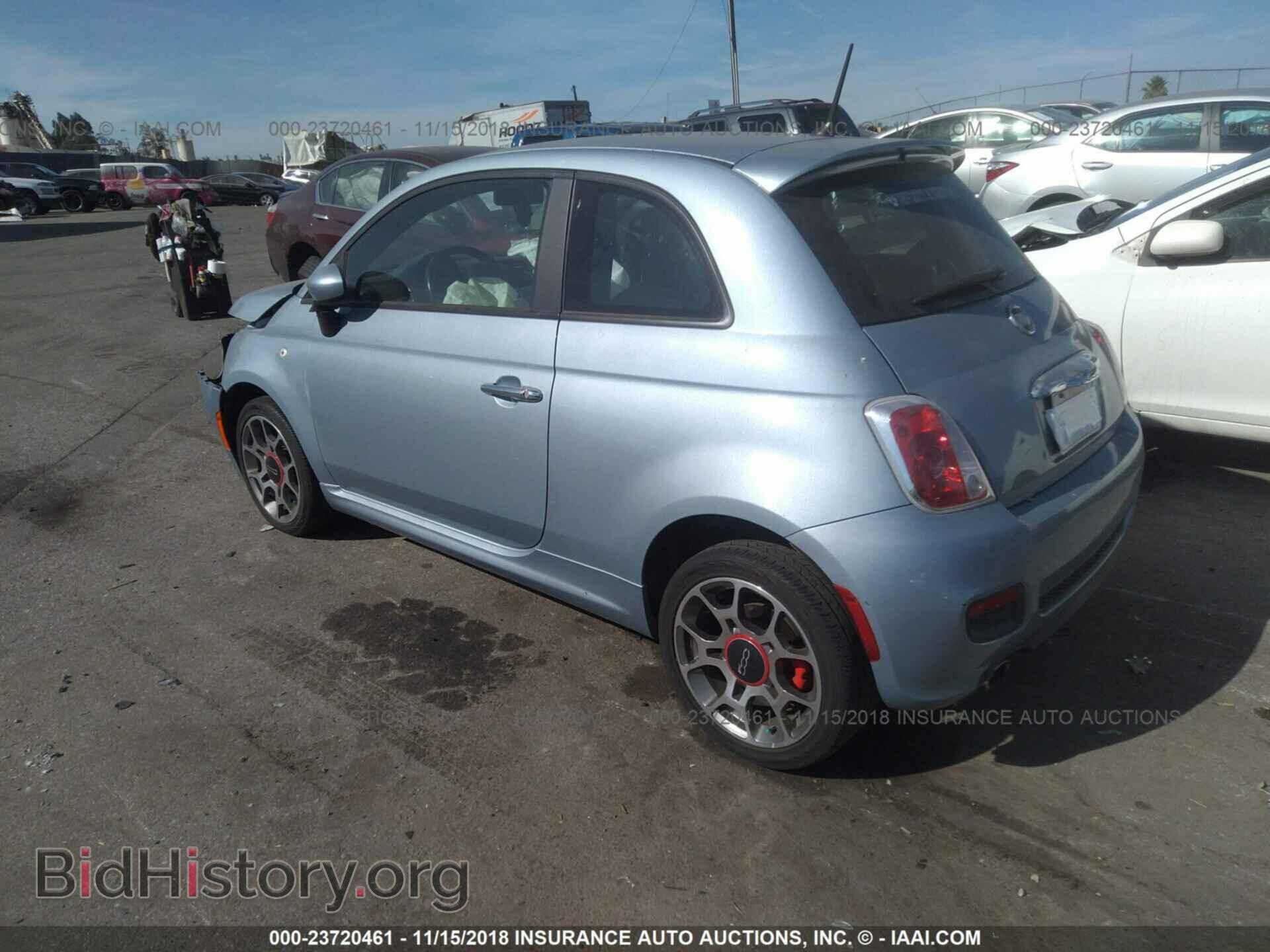 2013 FIAT 500 - VIN: 3C3CFFBR5DT535106 - Фото 3