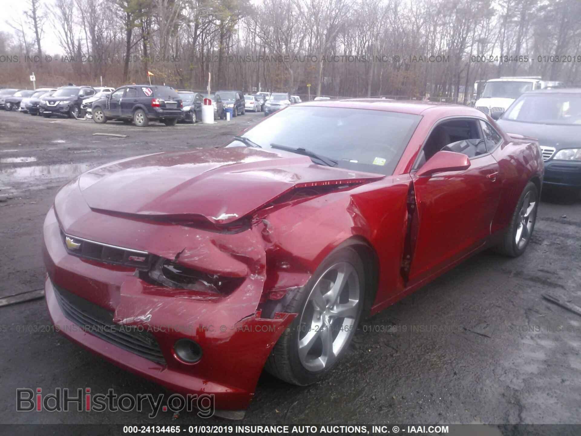 2014 CHEVROLET CAMARO - VIN: 2G1FB1E36E9257568 - Фото 2