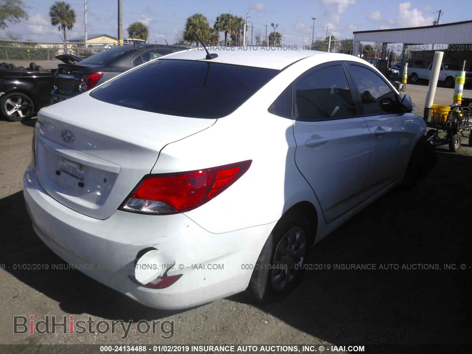 2016 HYUNDAI ACCENT - VIN: KMHCT4AE3GU037337 - Фото 4