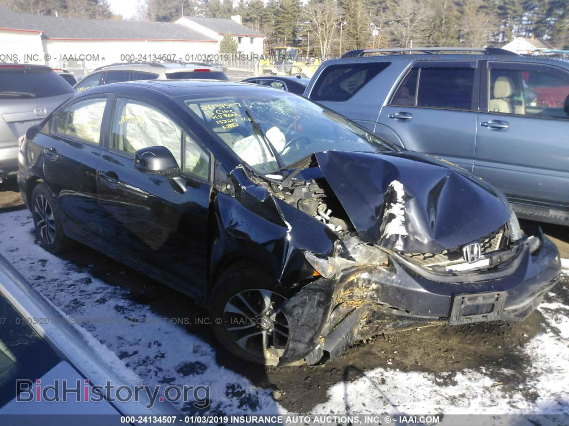 Фотография 2HGFB2F86DH533180 - HONDA CIVIC 2013