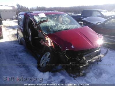2013 Dodge GRAND CARAVAN Crew, красный — VIN 2C4RDGDG1DR700892, IAAI