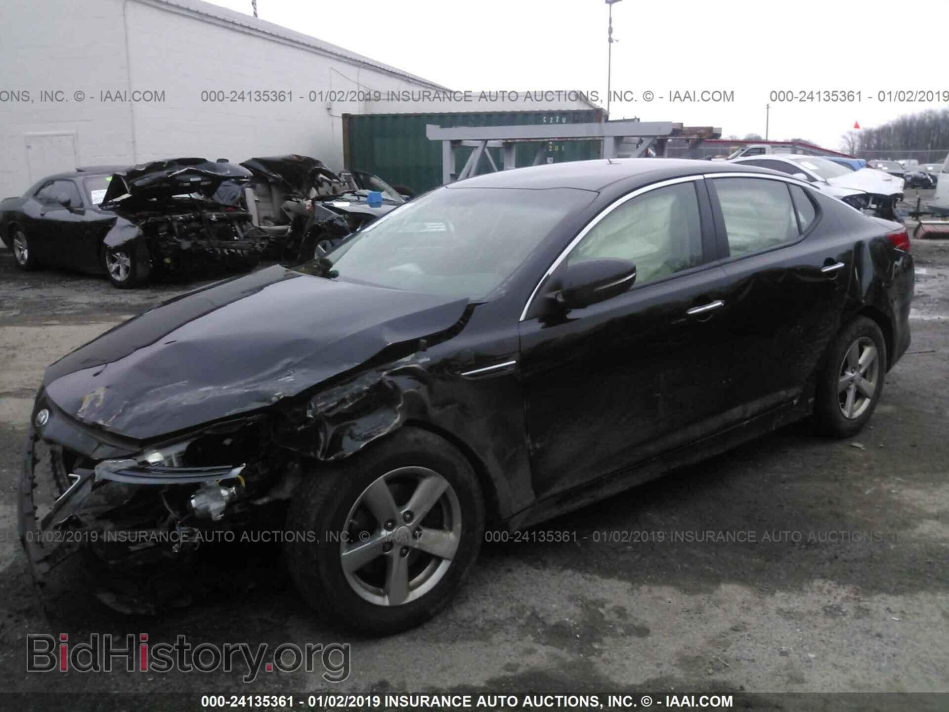 2014 KIA OPTIMA - VIN: 5XXGM4A75EG295902 - Фото 2