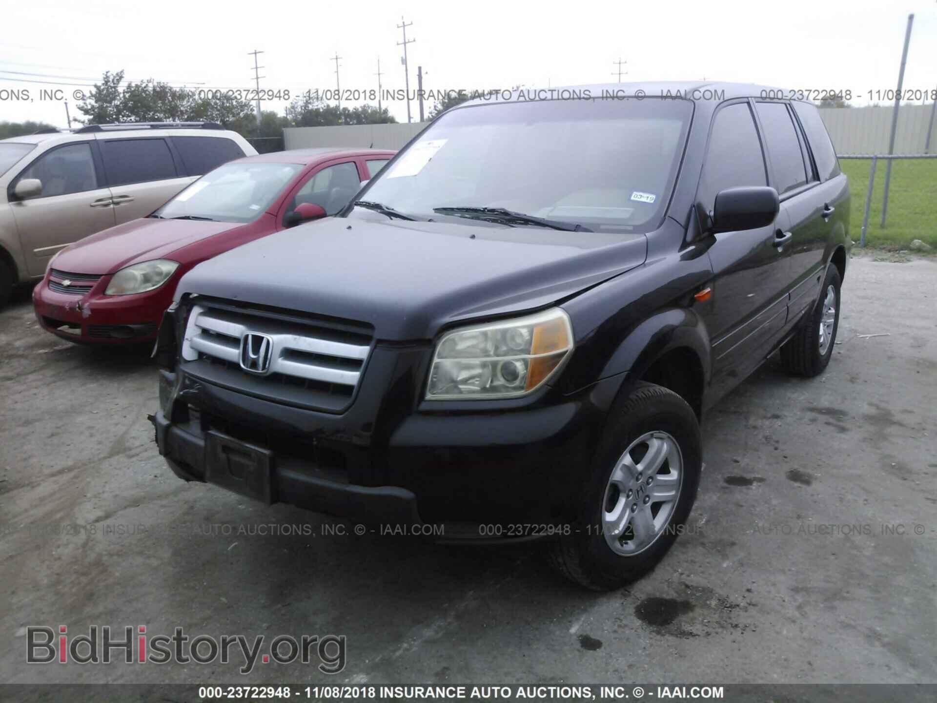 2007 HONDA PILOT - VIN: 5FNYF28137B008714 - Фото 2