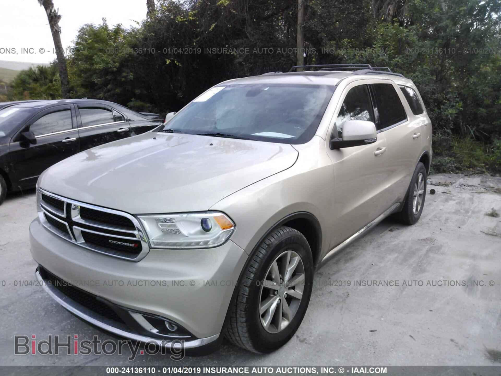 2014 DODGE DURANGO - VIN: 1C4RDHDG7EC501443 - Photo 2