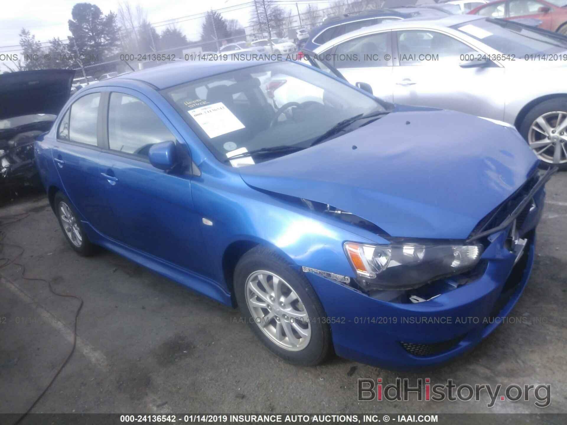 Photo JA32U2FU9CU011657 - MITSUBISHI LANCER 2012