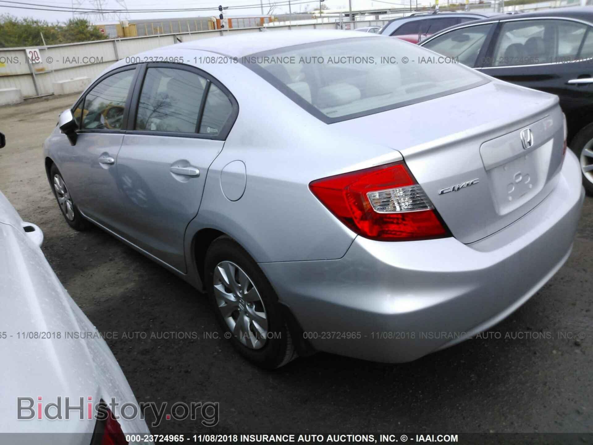 2012 HONDA CIVIC - VIN: 19XFB2F5XCE082169 - Фото 3