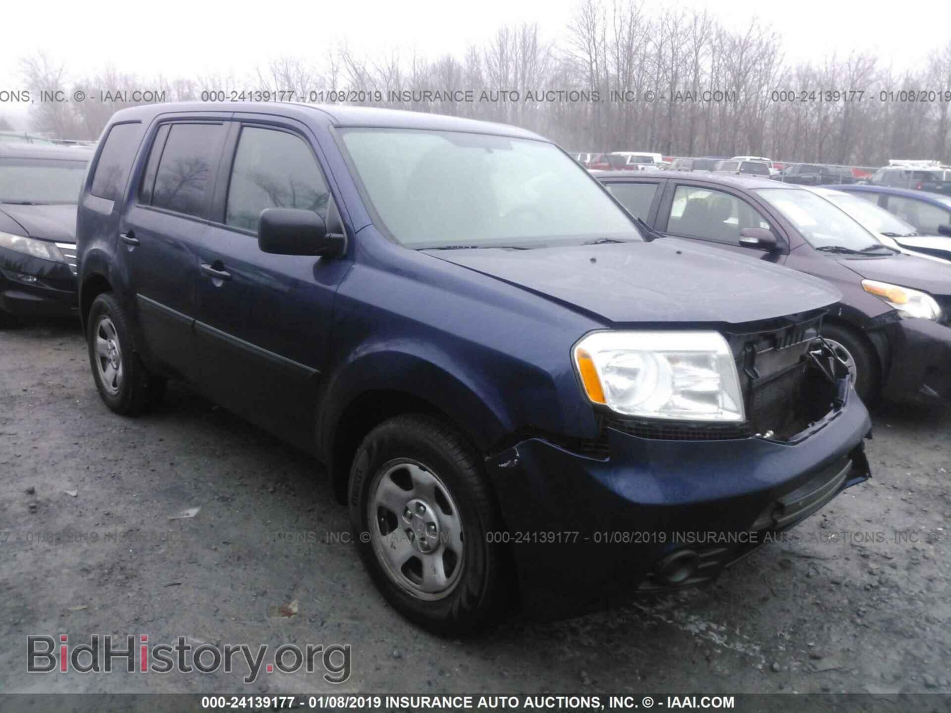 Photo 5FNYF4H2XDB055786 - HONDA PILOT 2013