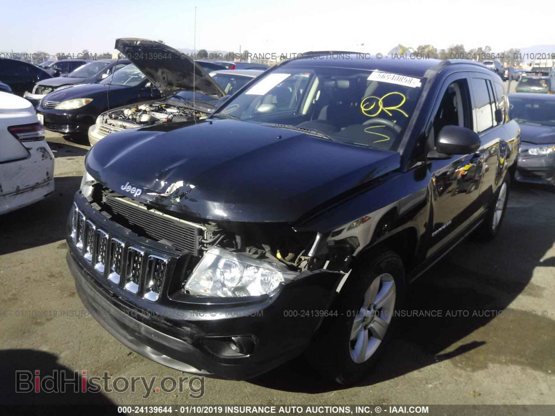2012 JEEP COMPASS - VIN: 1C4NJCBA7CD636387 - Фото 2