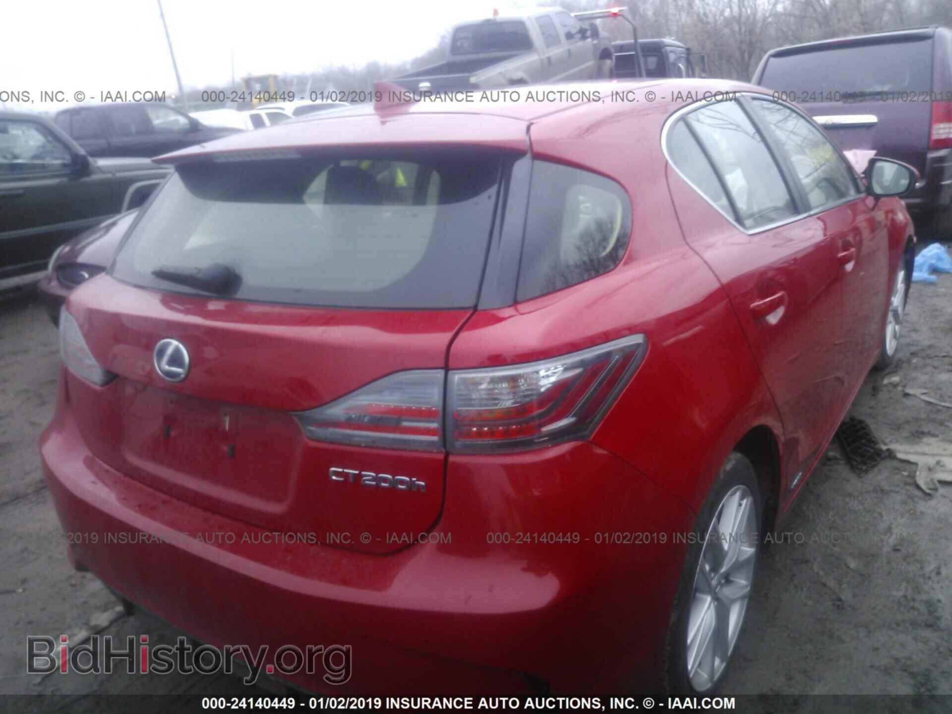 2014 LEXUS CT - VIN: JTHKD5BH6E2174081 - Фото 4