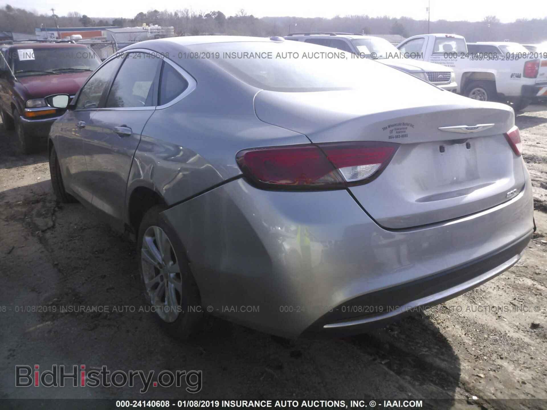 2016 CHRYSLER 200 - VIN: 1C3CCCAB9GN108432 - Фото 3