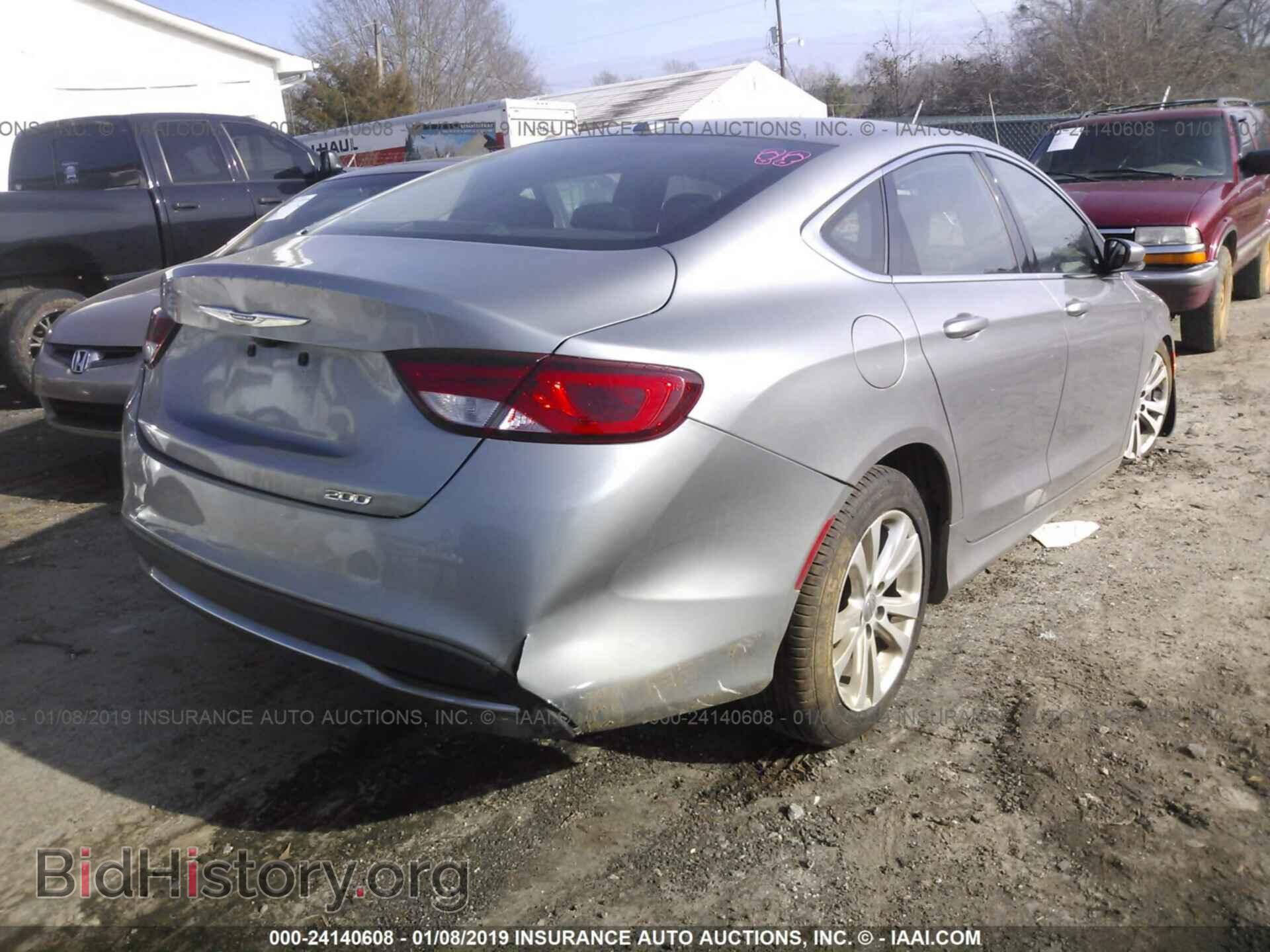 2016 CHRYSLER 200 - VIN: 1C3CCCAB9GN108432 - Фото 4