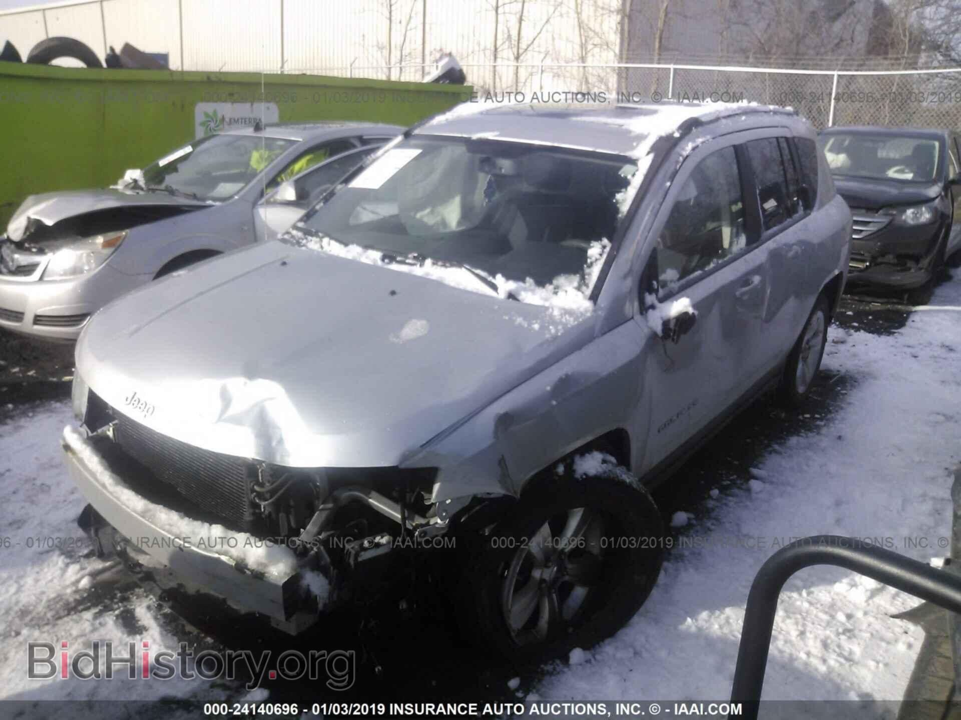 2012 JEEP COMPASS - VIN: 1C4NJDEB3CD662334 - Фото 2