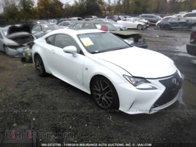 2015 Lexus RC, white — VIN JTHSE5BC2F5002020, IAAI