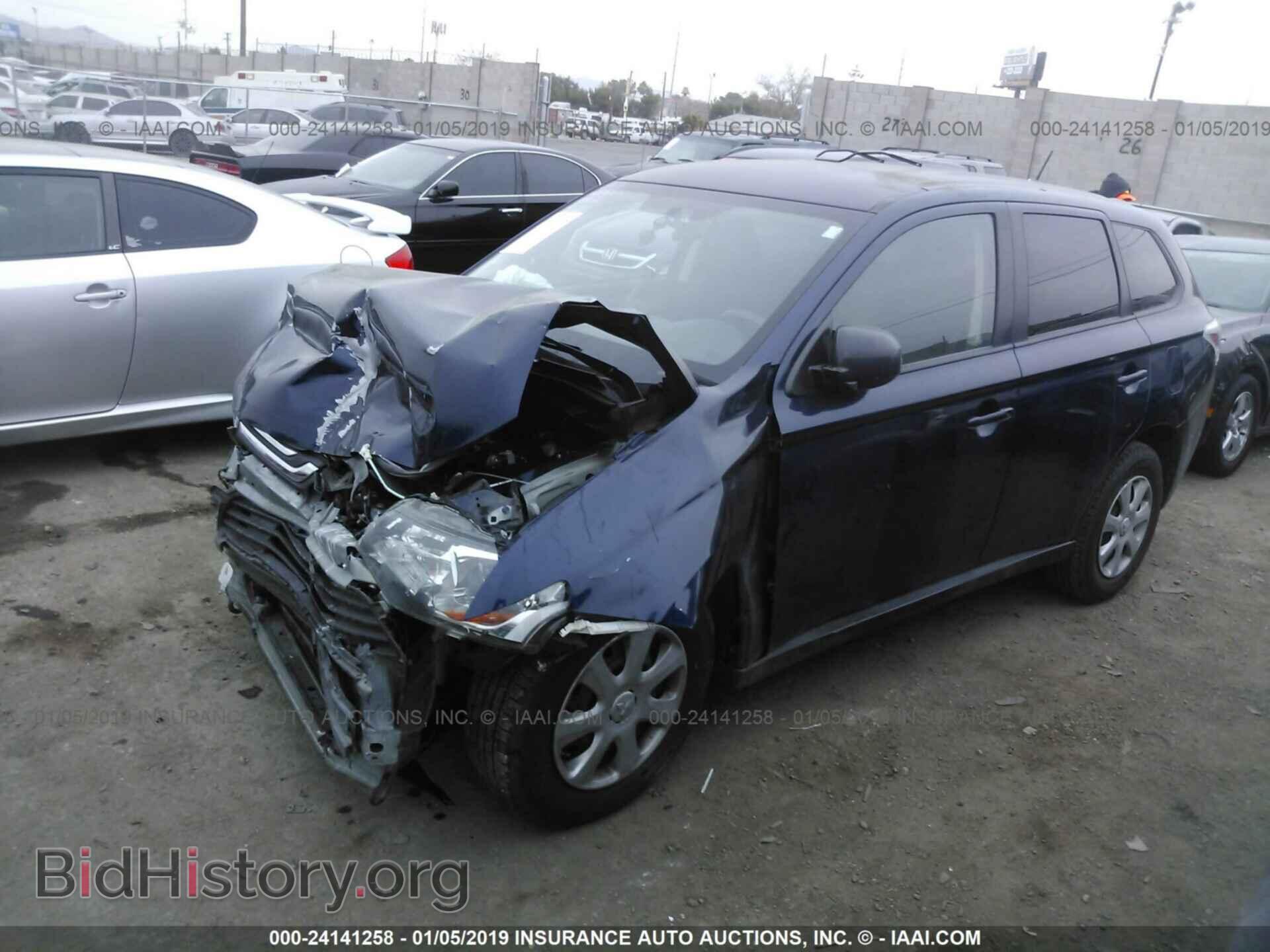 2014 MITSUBISHI OUTLANDER - VIN: JA4AD2A32EZ004934 - Фото 2