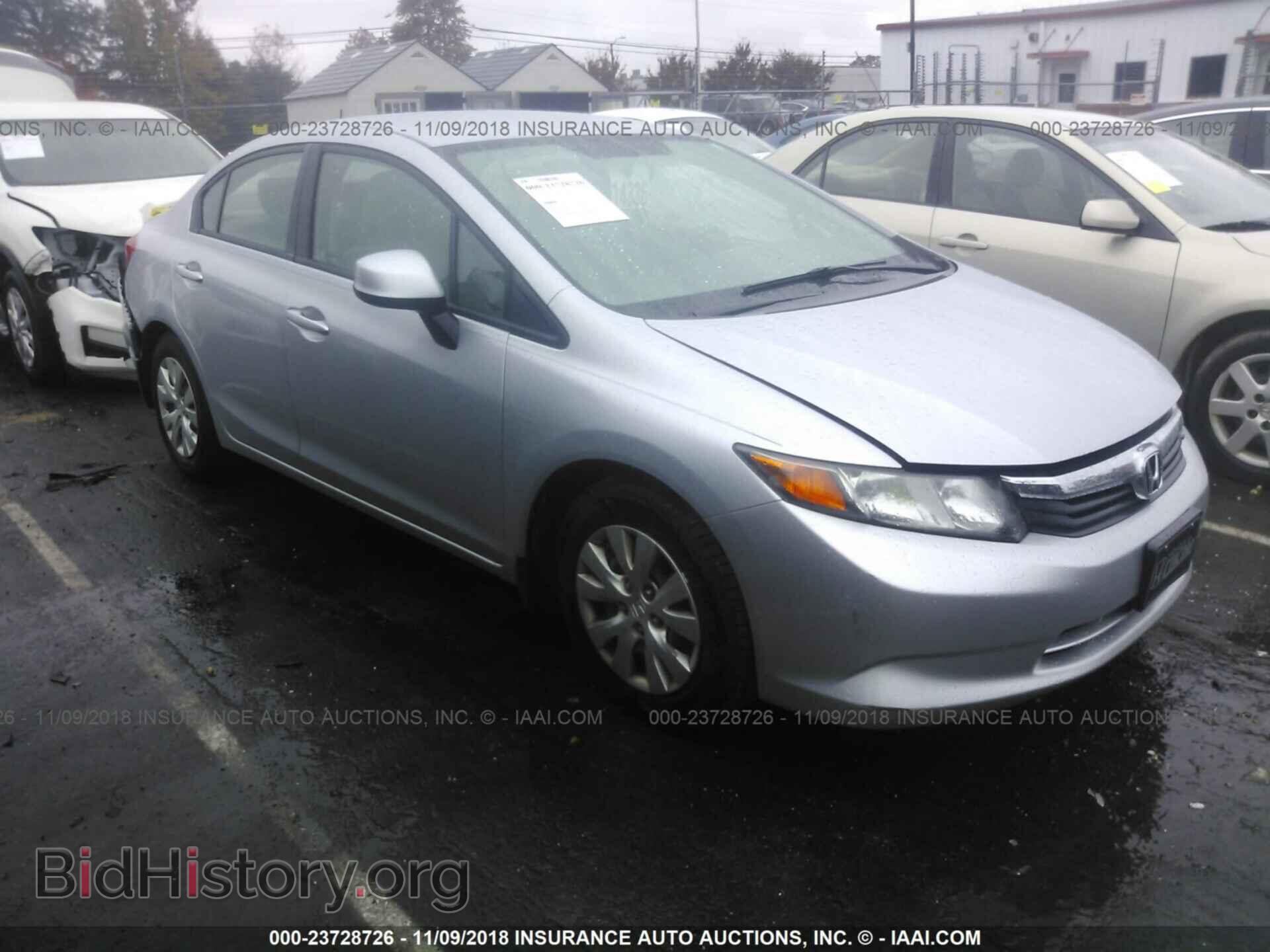 Фотография 2HGFB2F54CH582138 - HONDA CIVIC 2012
