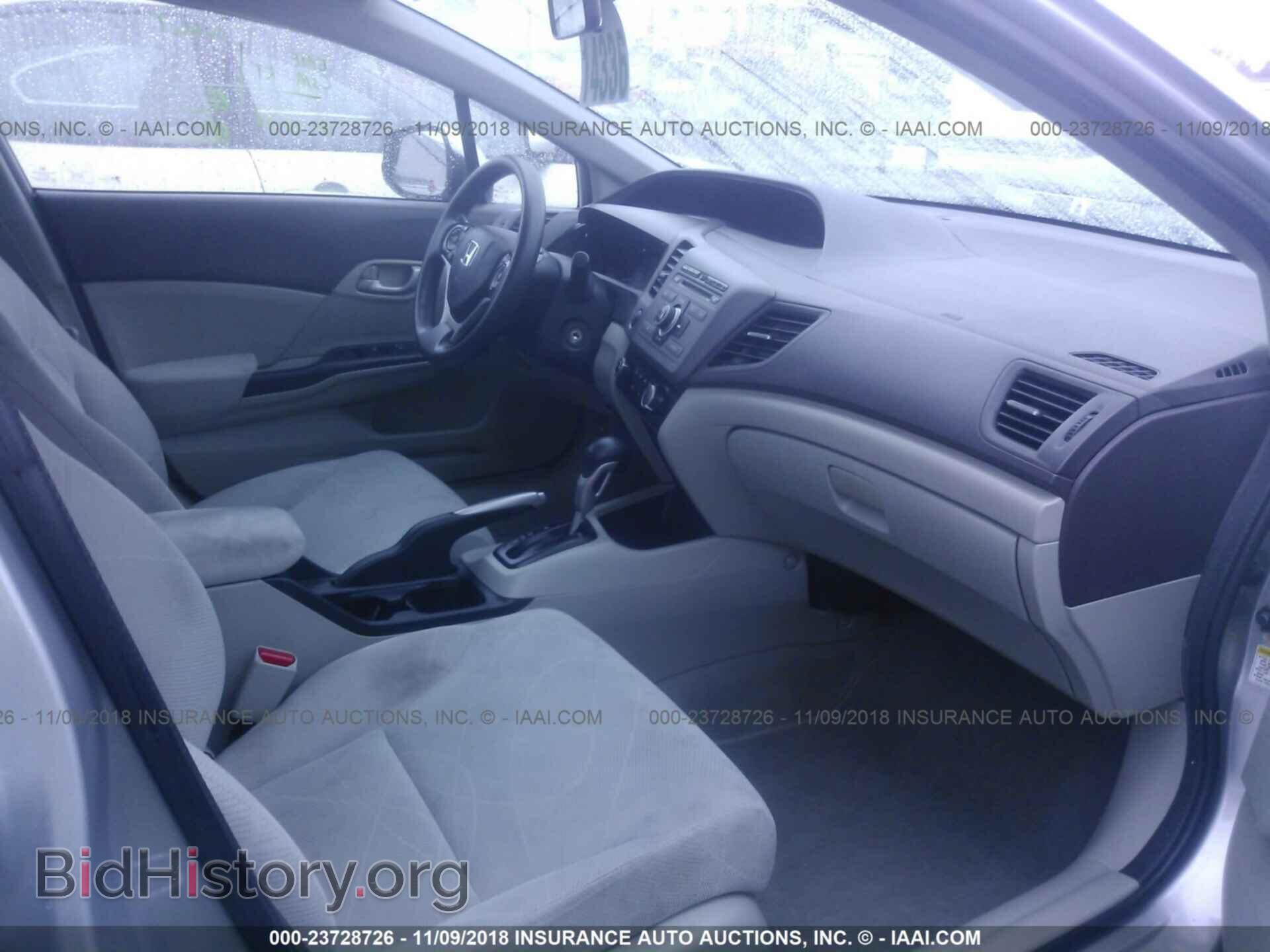 2012 HONDA CIVIC - VIN: 2HGFB2F54CH582138 - Фото 5