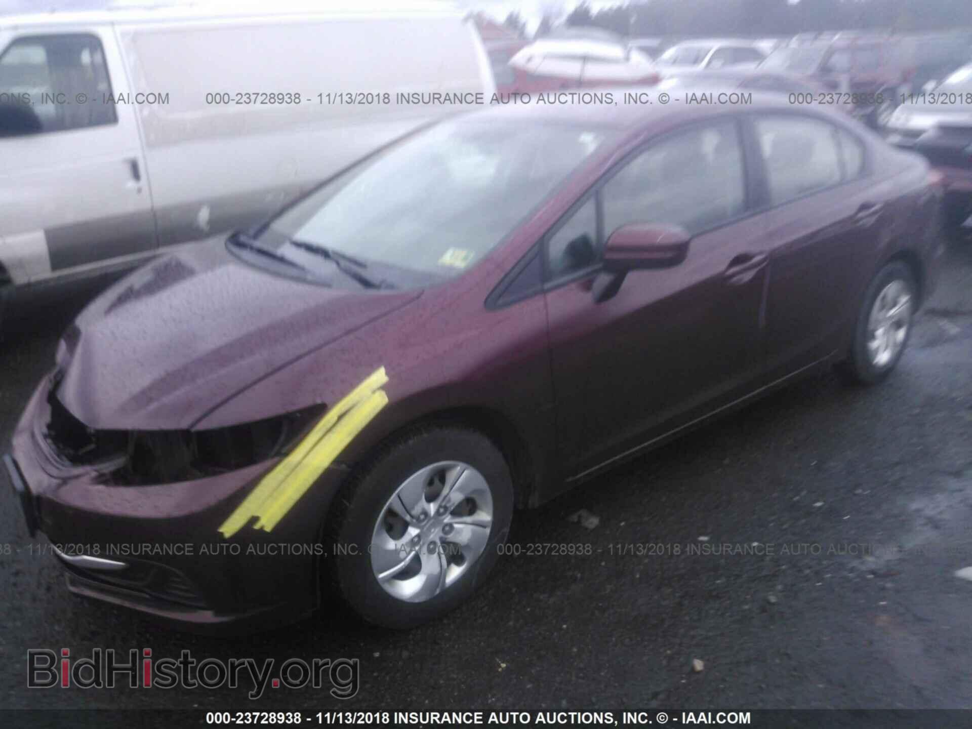 2014 HONDA CIVIC - VIN: 2HGFB2F59EH509219 - Фото 2