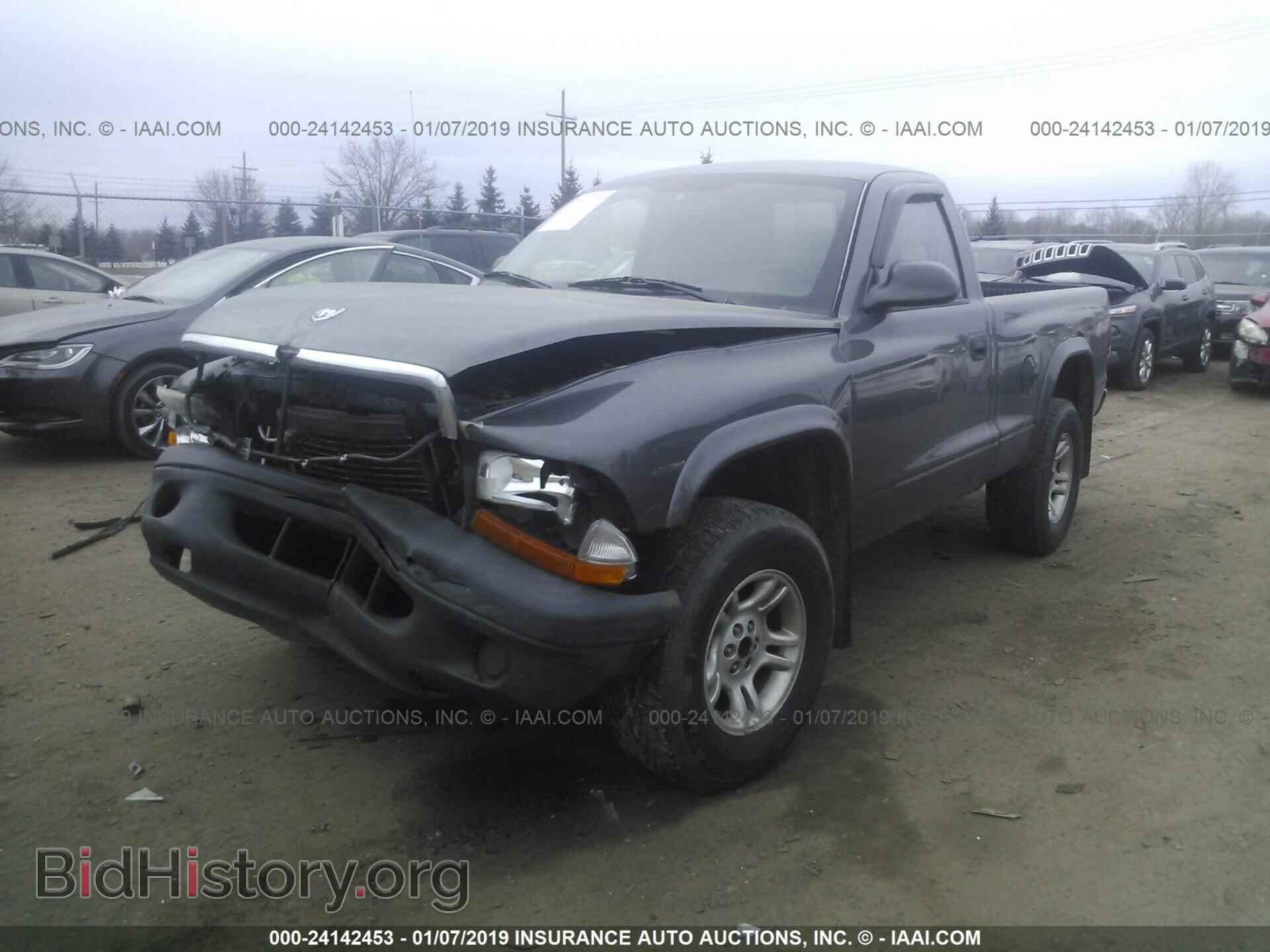2004 DODGE DAKOTA - VIN: 1D7GG16K34S622455 - Фото 2