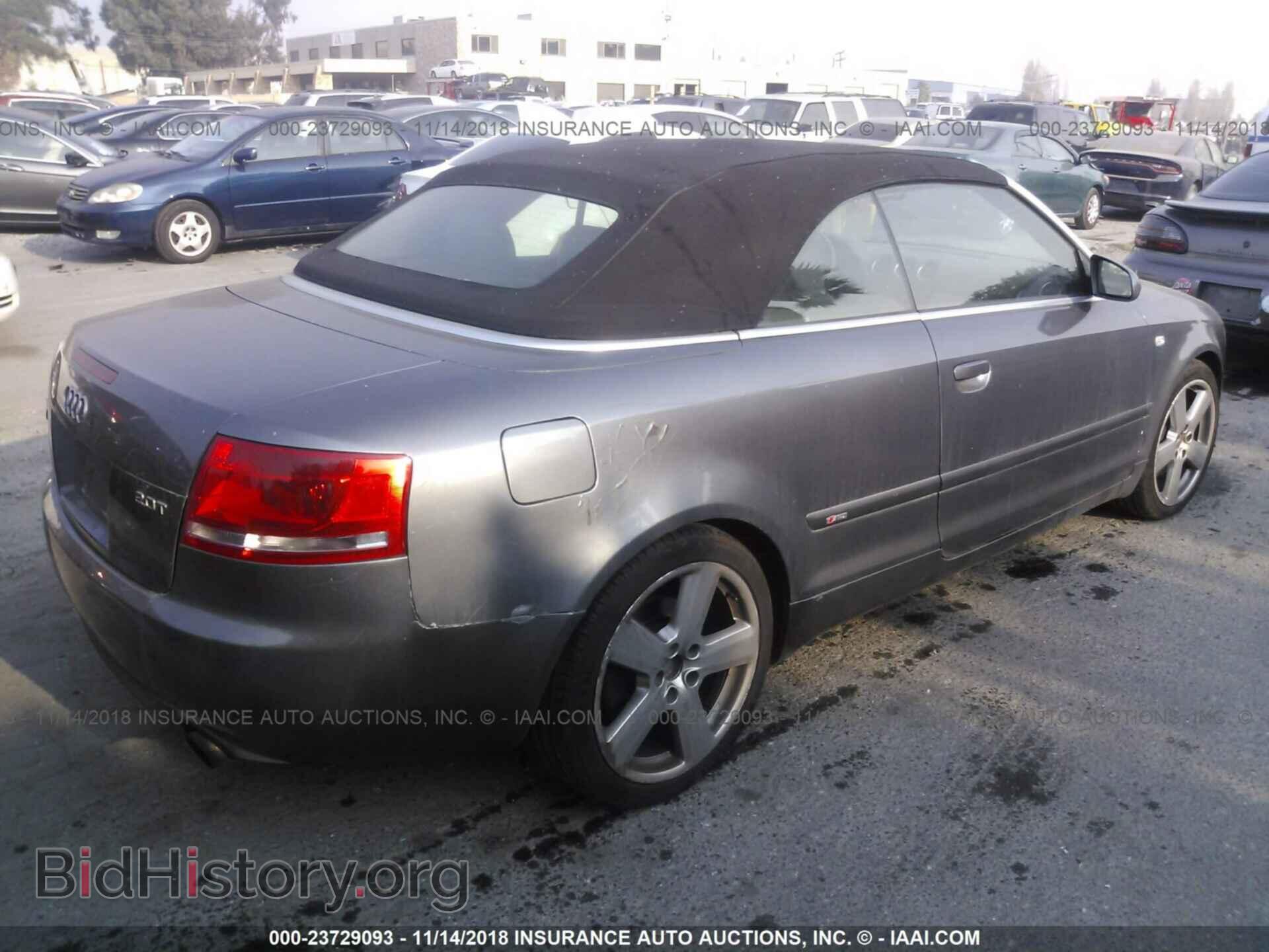 2007 AUDI A4 - VIN: WAUBF48H77K031458 - Фото 4