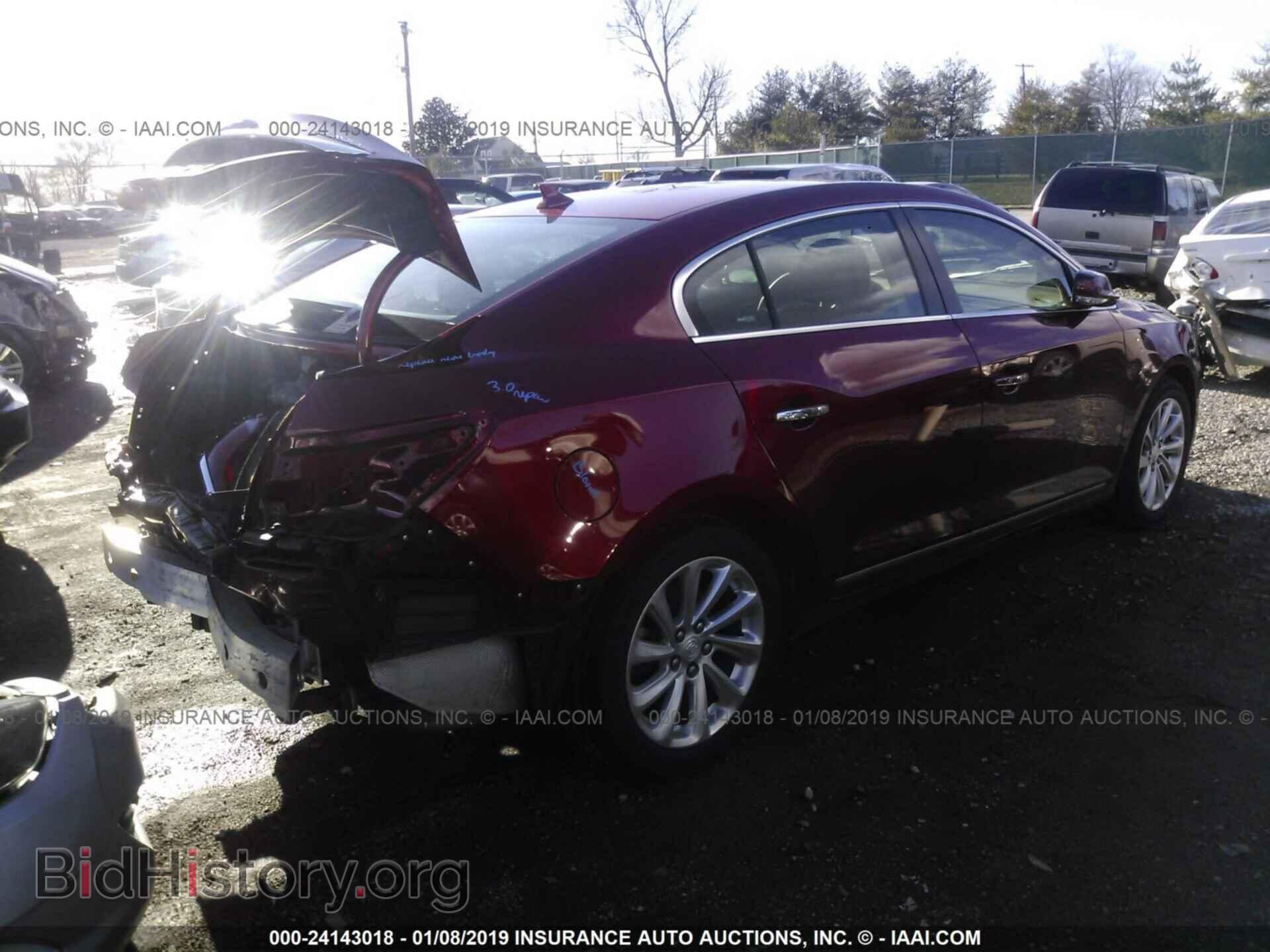 2014 BUICK LACROSSE - VIN: 1G4GB5G37EF269683 - Фото 4