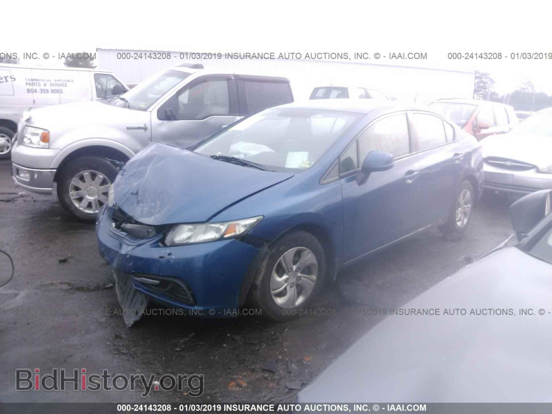 2013 HONDA CIVIC - VIN: 2HGFB2F5XDH504092 - Photo 2