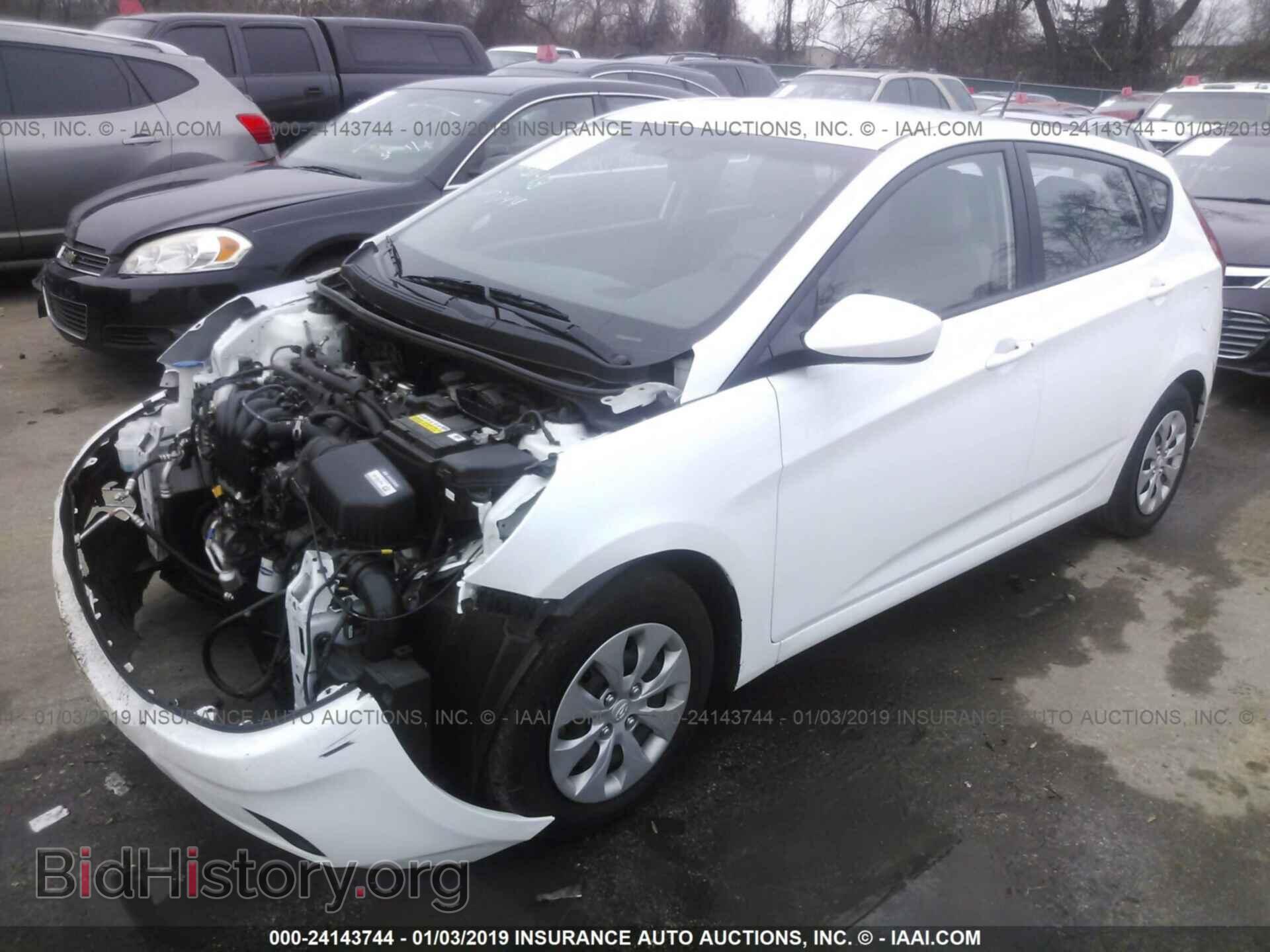 2016 HYUNDAI ACCENT - VIN: KMHCT5AE5GU285787 - Фото 2