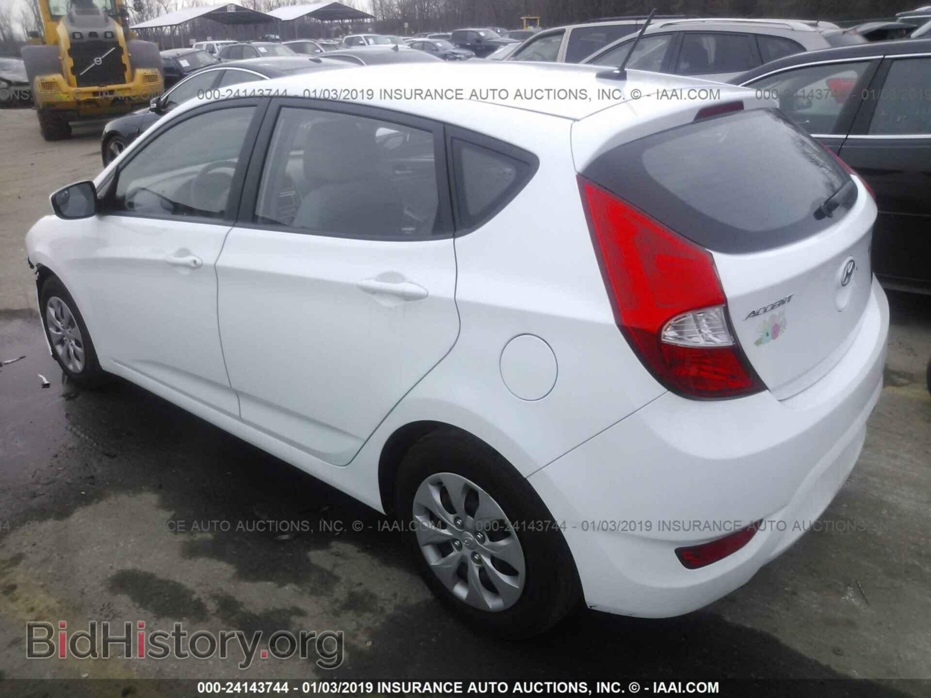 2016 HYUNDAI ACCENT - VIN: KMHCT5AE5GU285787 - Фото 3
