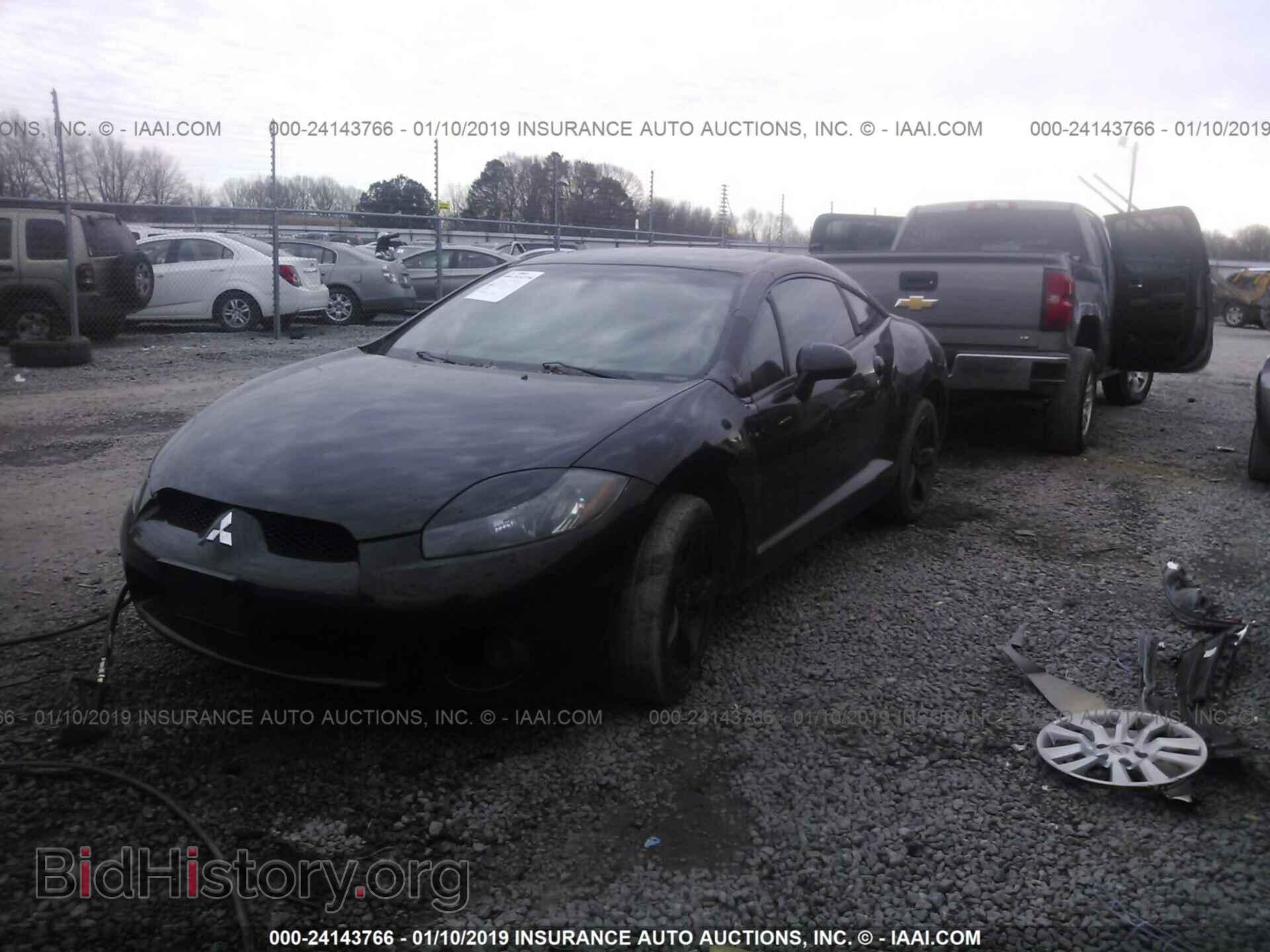 2007 MITSUBISHI ECLIPSE - VIN: 4A3AK24F37E004076 - Photo 2