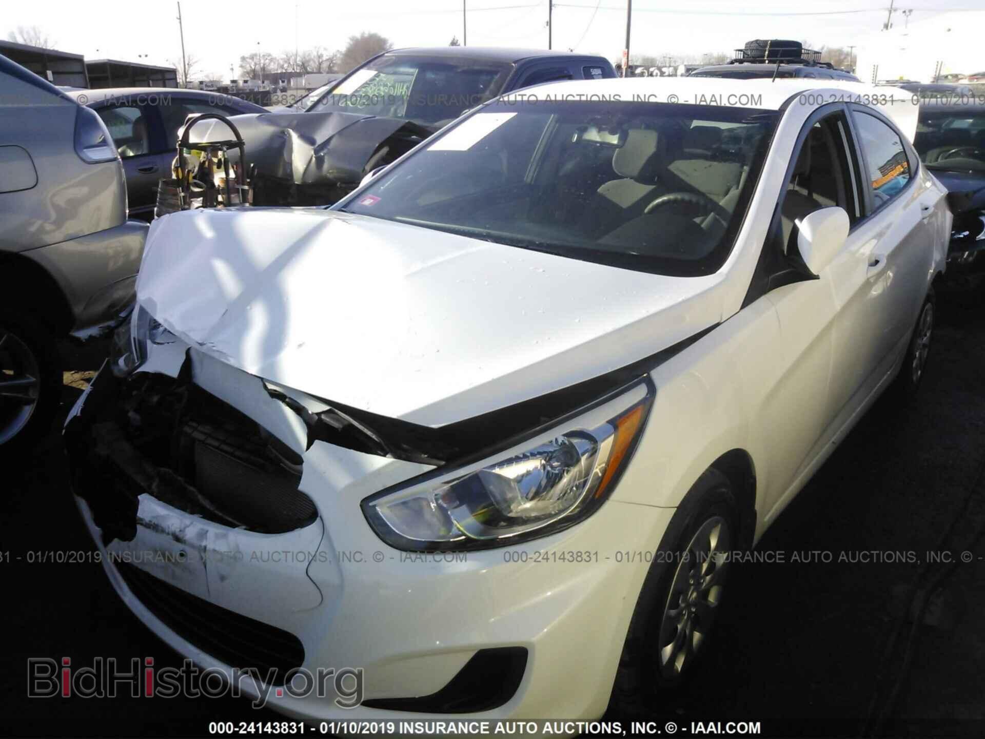 2016 HYUNDAI ACCENT - VIN: KMHCT4AE3GU051481 - Фото 2