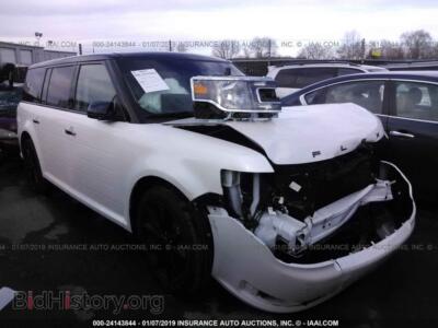 2018 Ford FLEX SEL, white — VIN 2FMGK5C86JBA17999, IAAI