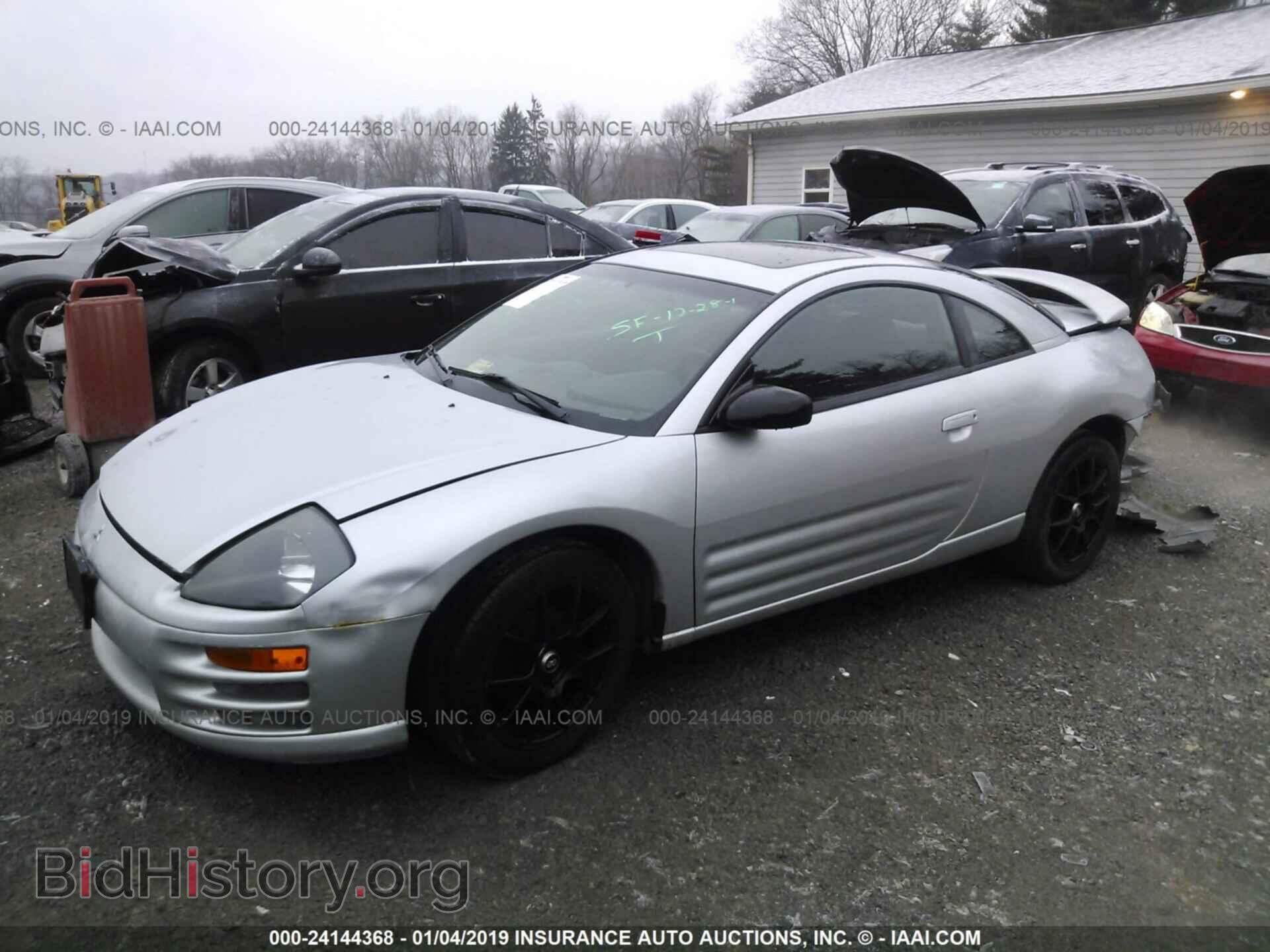 2002 MITSUBISHI ECLIPSE - VIN: 4A3AC44G42E015324 - Фото 2
