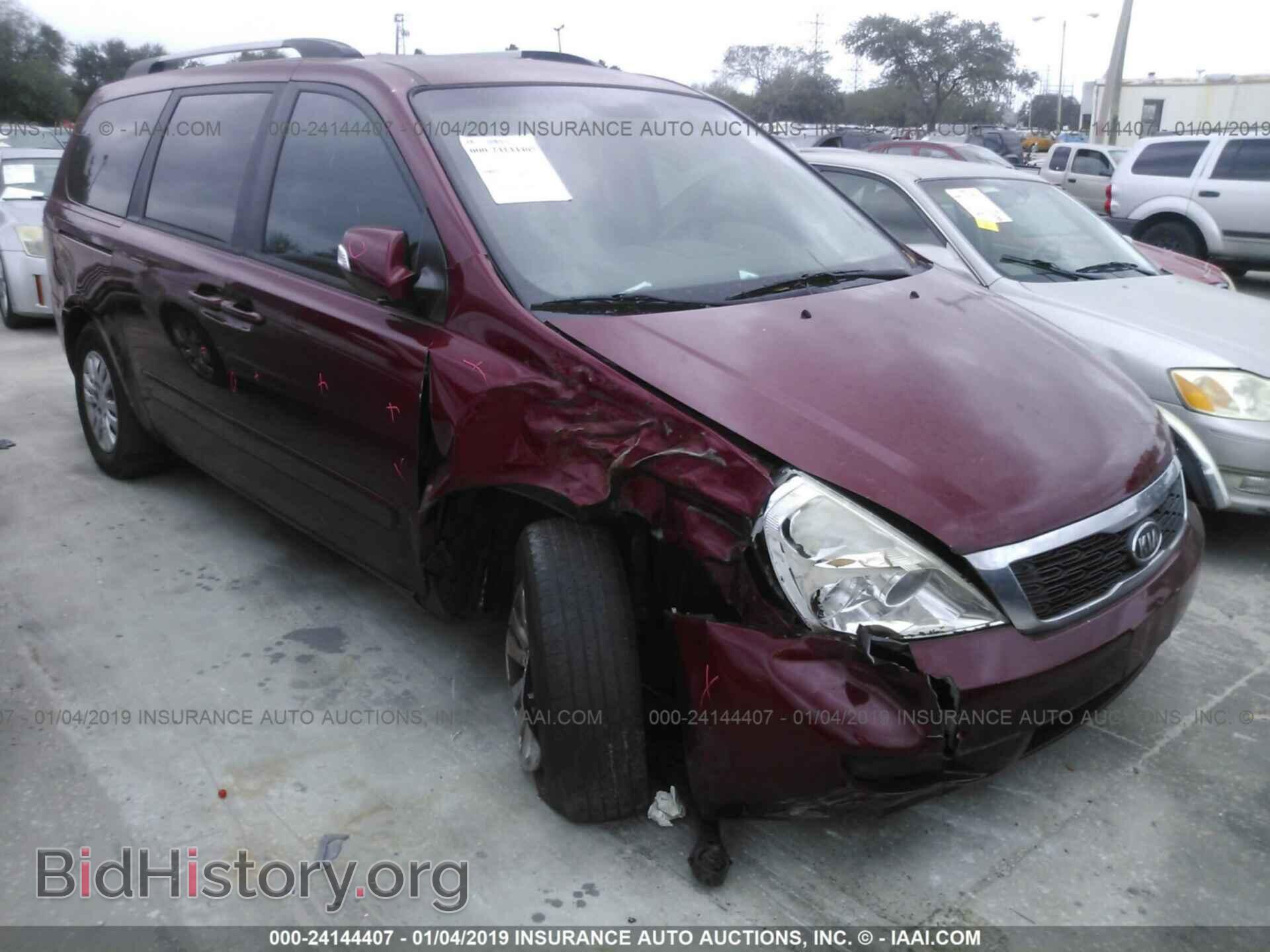 Фотография KNDMG4C76C6461041 - KIA SEDONA 2012