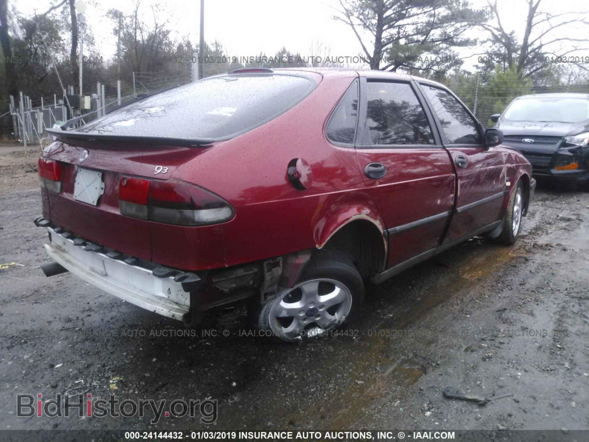 1999 SAAB 9-3 - VIN: YS3DF55P1X2061402 - Фото 4