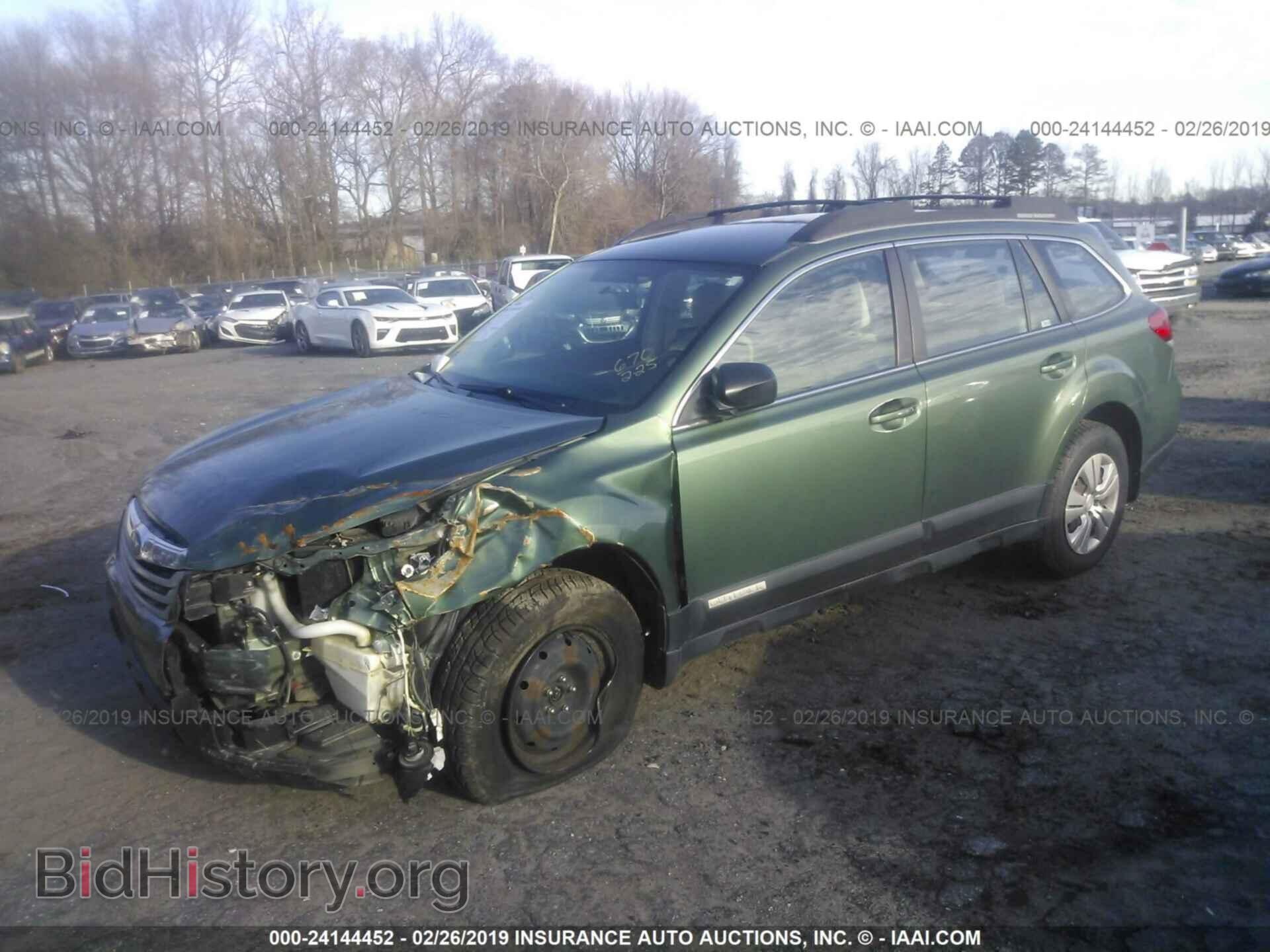2011 SUBARU OUTBACK - VIN: 4S4BRBACXB3399175 - Фото 2