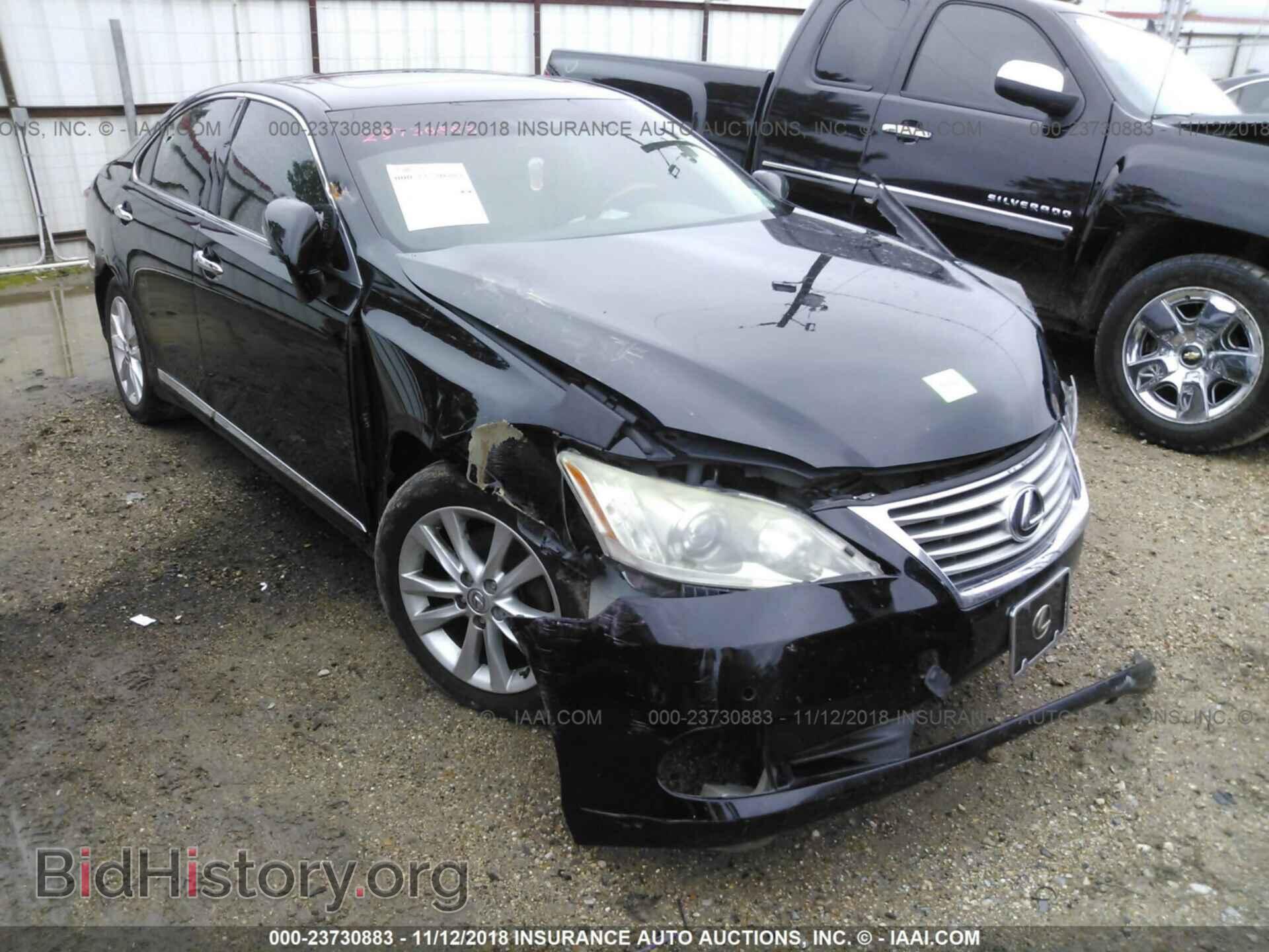 Photo JTHBK1EG2A2352693 - LEXUS ES 2010