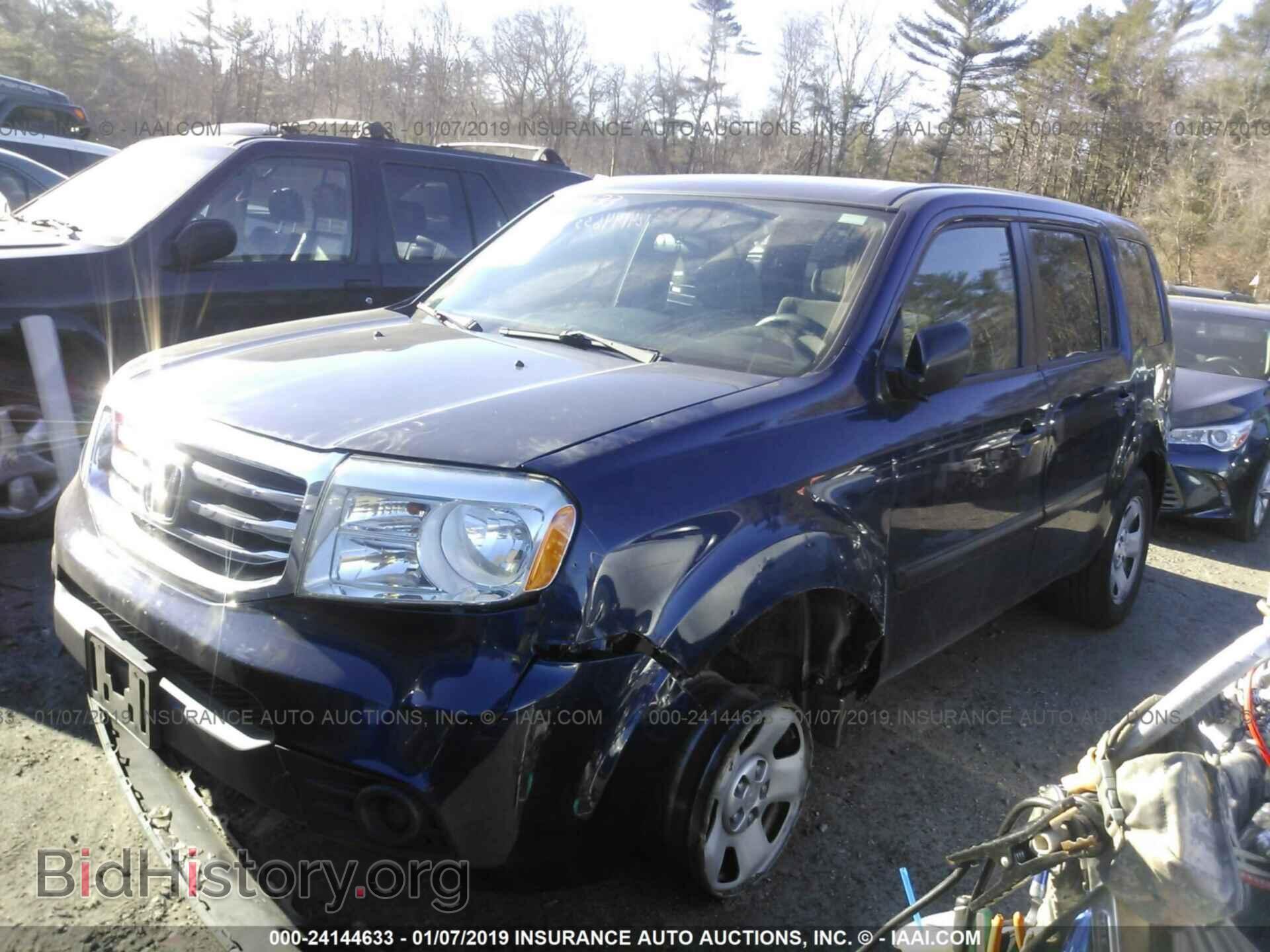 2014 HONDA PILOT - VIN: 5FNYF4H25EB019991 - Фото 2