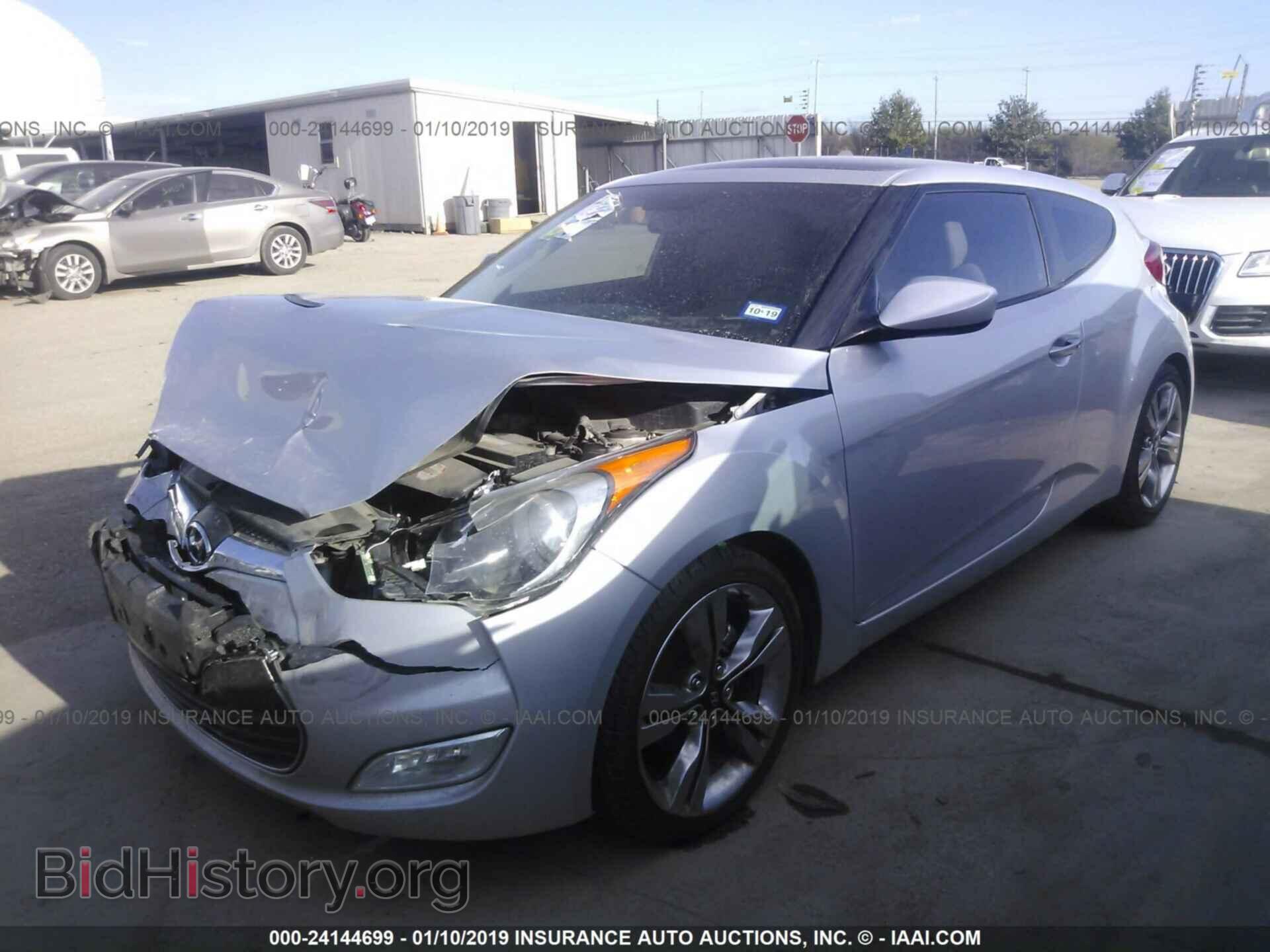 2012 HYUNDAI VELOSTER - VIN: KMHTC6AD2CU022440 - Фото 2